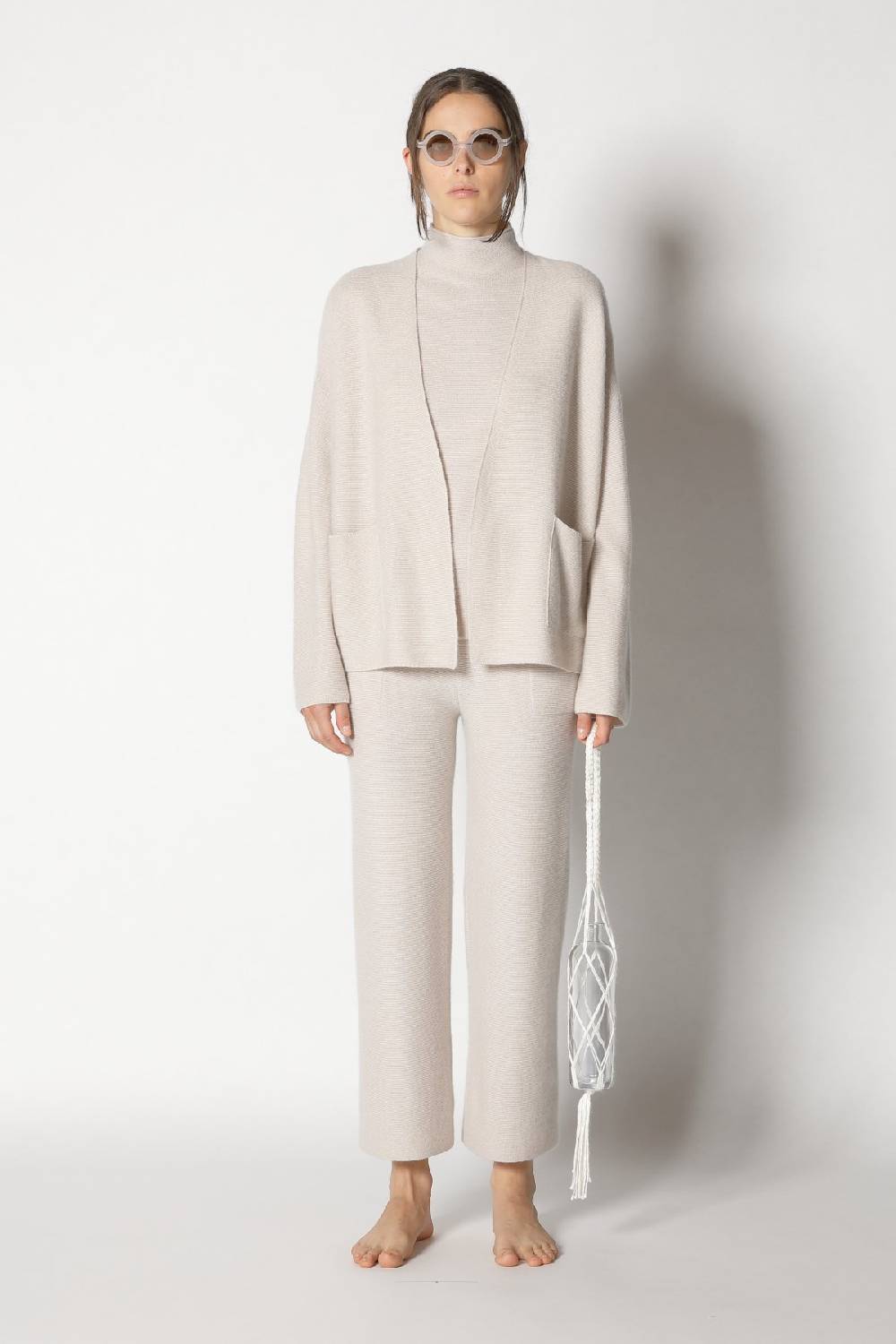 Sminfinity Garter Jacket + Garter Top + Garter Cropped Pants