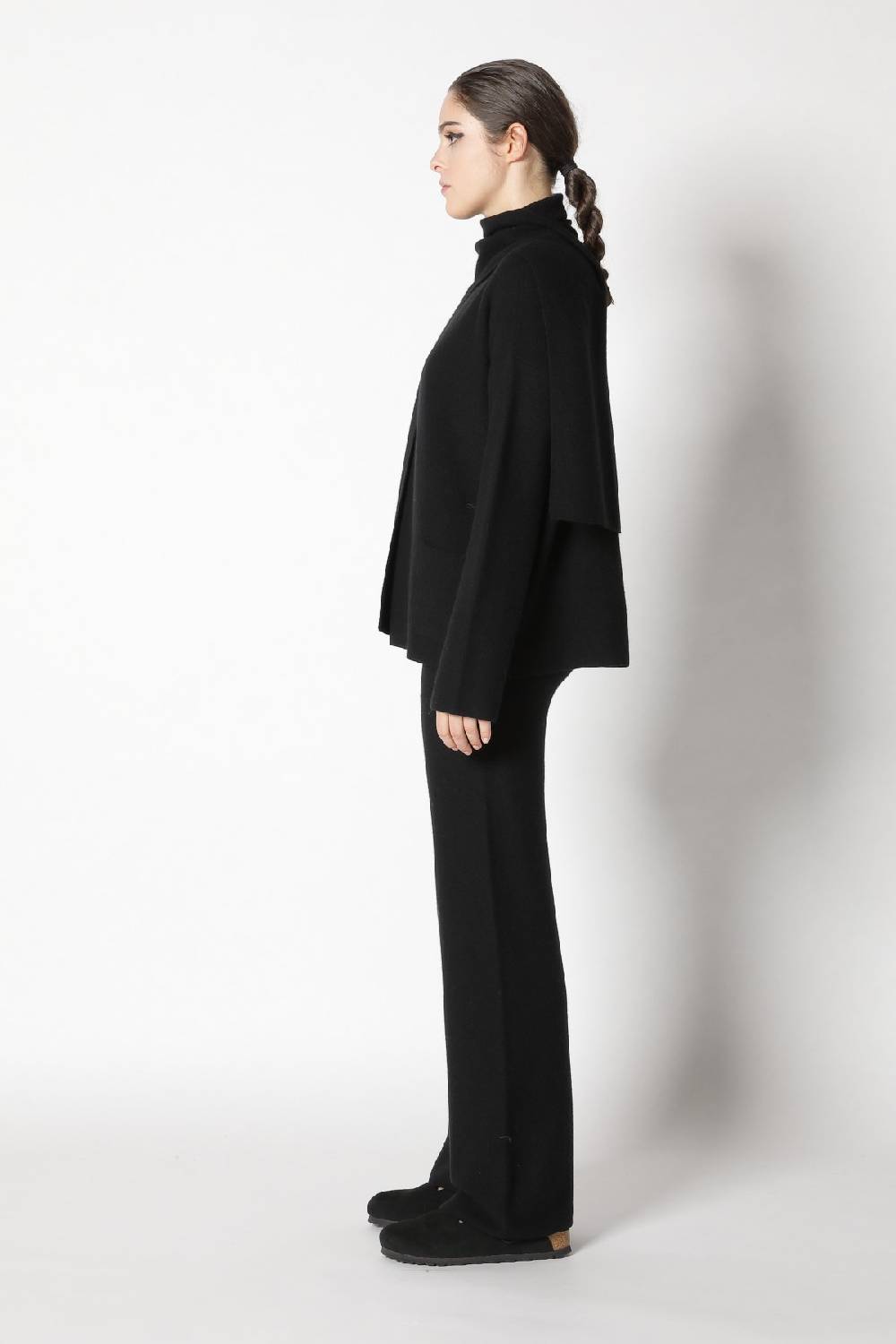 Sminfinity Garter Scarf Jacket + Garter Palazzo Pants