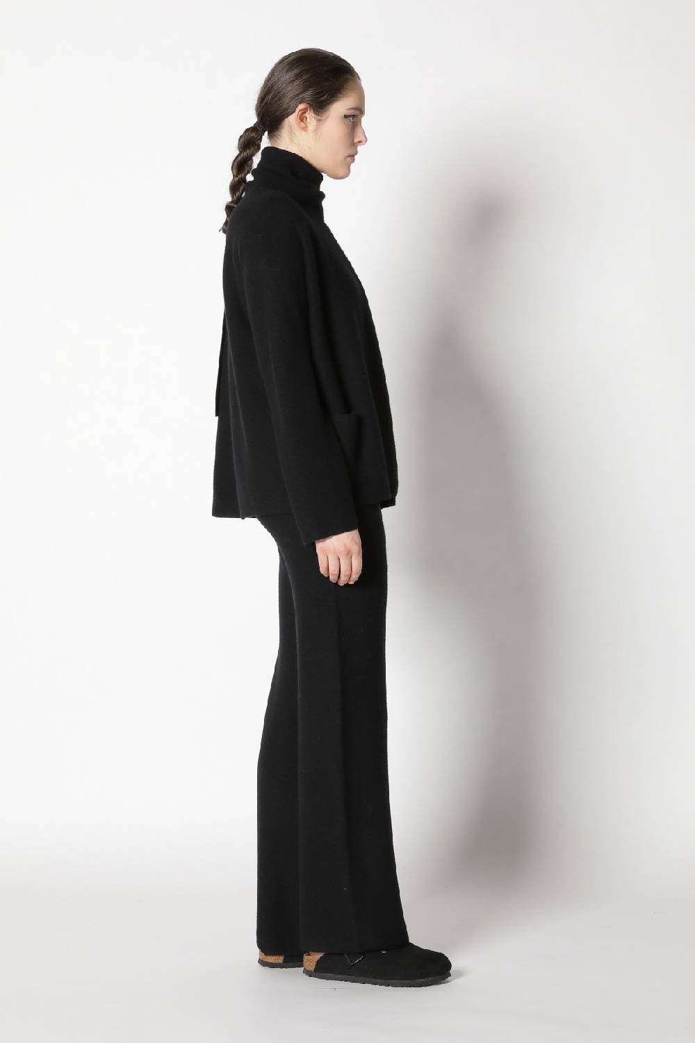 Sminfinity Garter Scarf Jacket + Garter Palazzo Pants