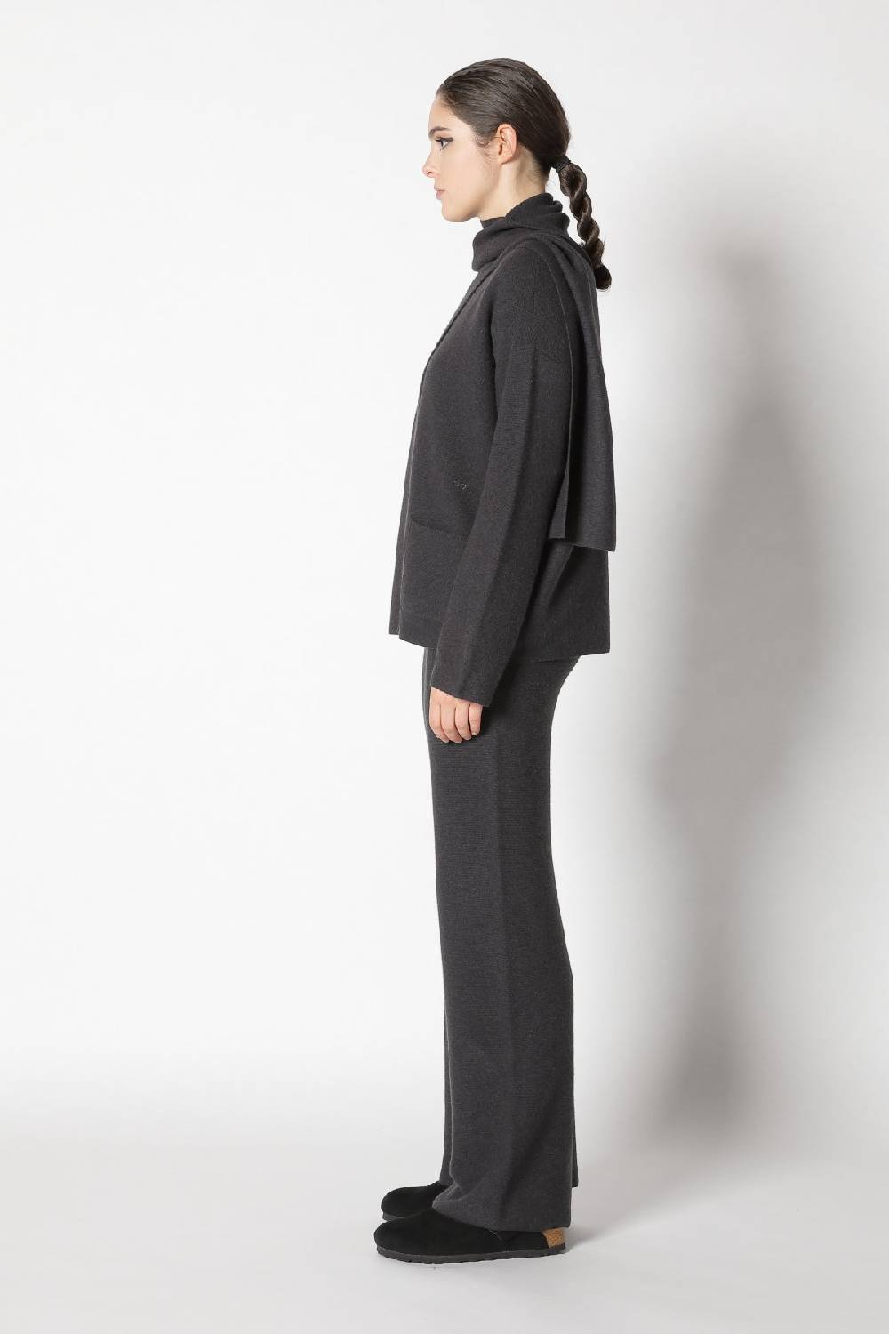 Sminfinity Garter Scarf Jacket + Garter T Jumper + Garter Palazzo Pants