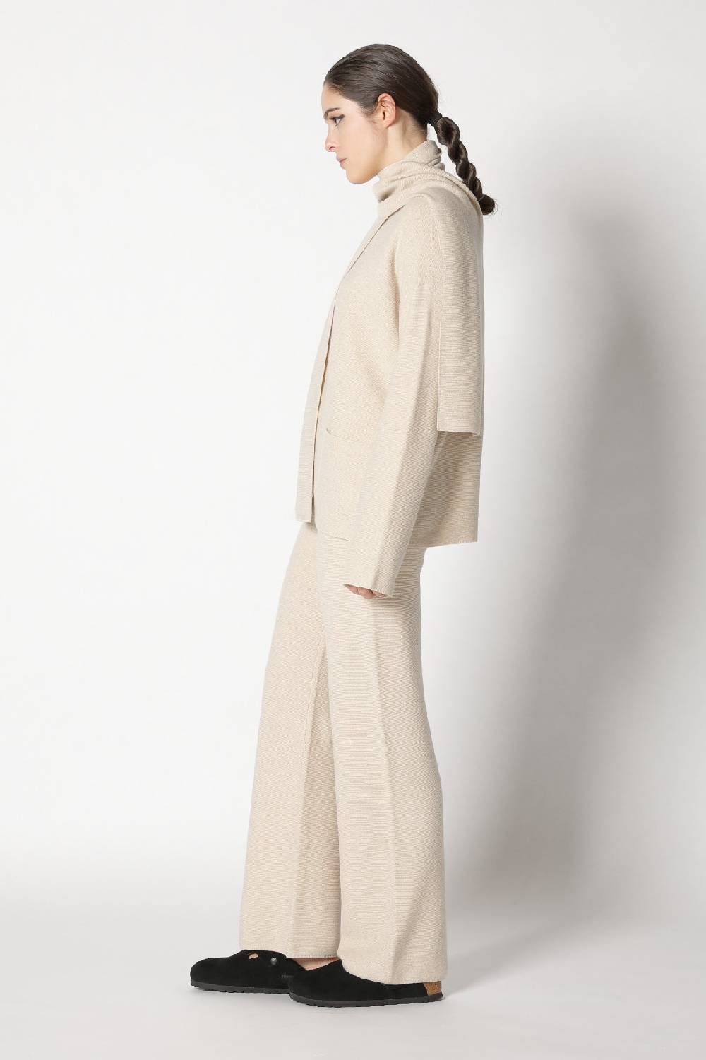 Sminfinity Garter Scarf Jacket + Garter T Jumper + Garter Palazzo Pants