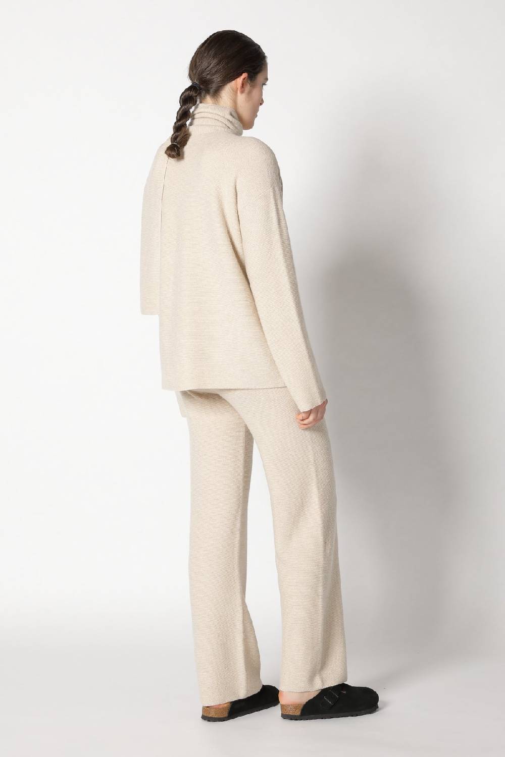 Sminfinity Garter Scarf Jacket + Garter T Jumper + Garter Palazzo Pants