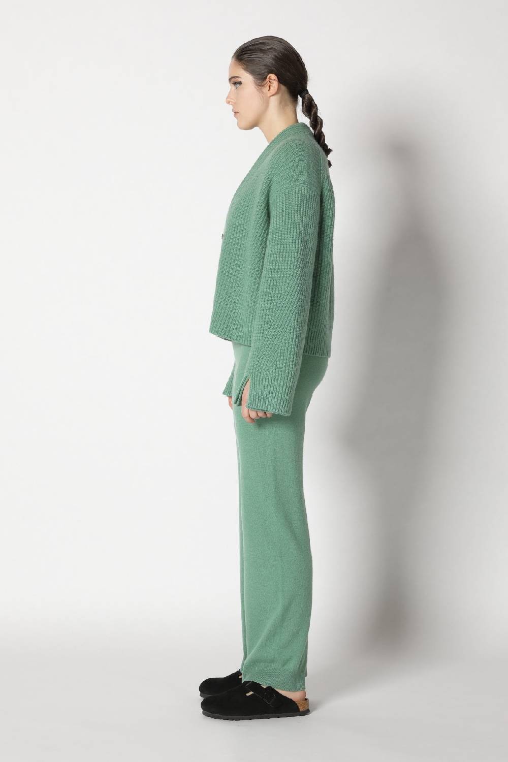 Sminfinity Icon Rib Cardigan + Icon Rib Crewneck + Infinite Palazzo Pants