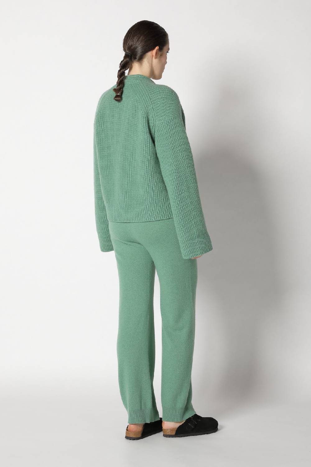 Sminfinity Icon Rib Cardigan + Icon Rib Crewneck + Infinite Palazzo Pants