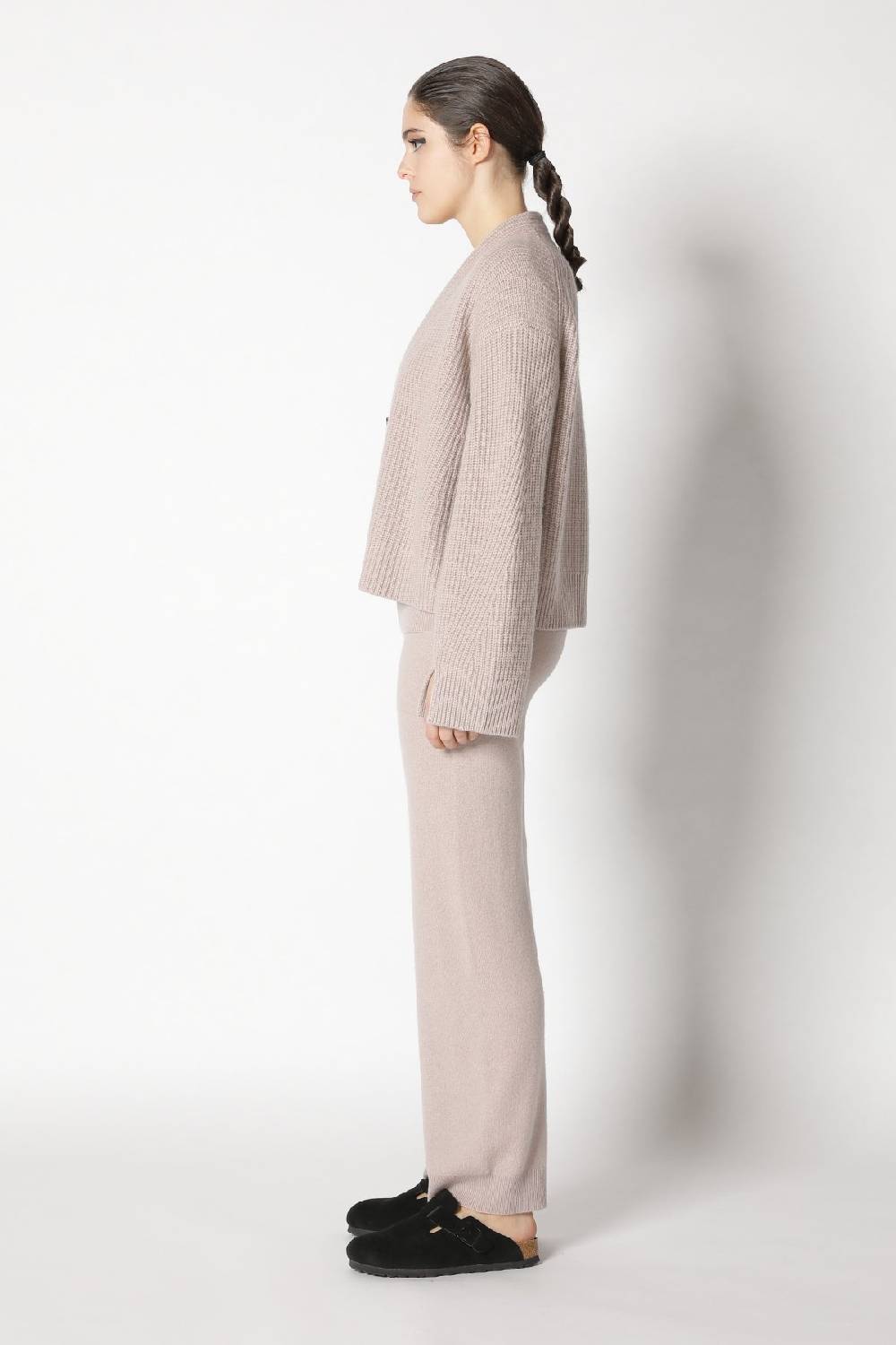 Sminfinity Icon Rib Cardigan + Infinite Crew T + Infinite Palazzo Pants