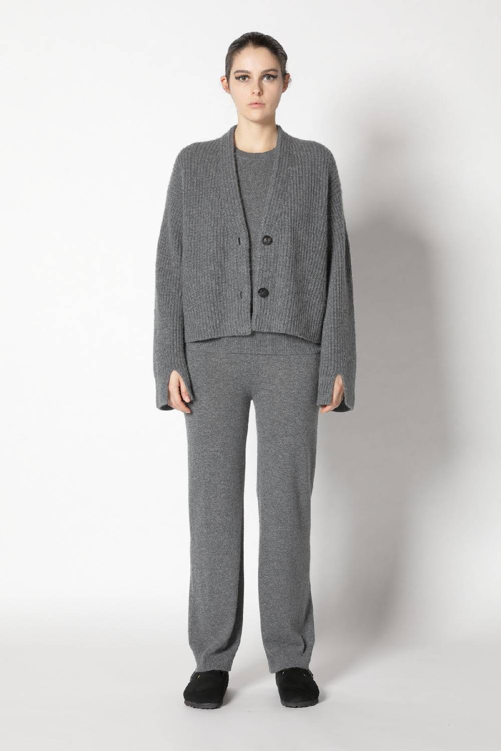 Sminfinity Icon Rib Cardigan + Infinite Palazzo Pants