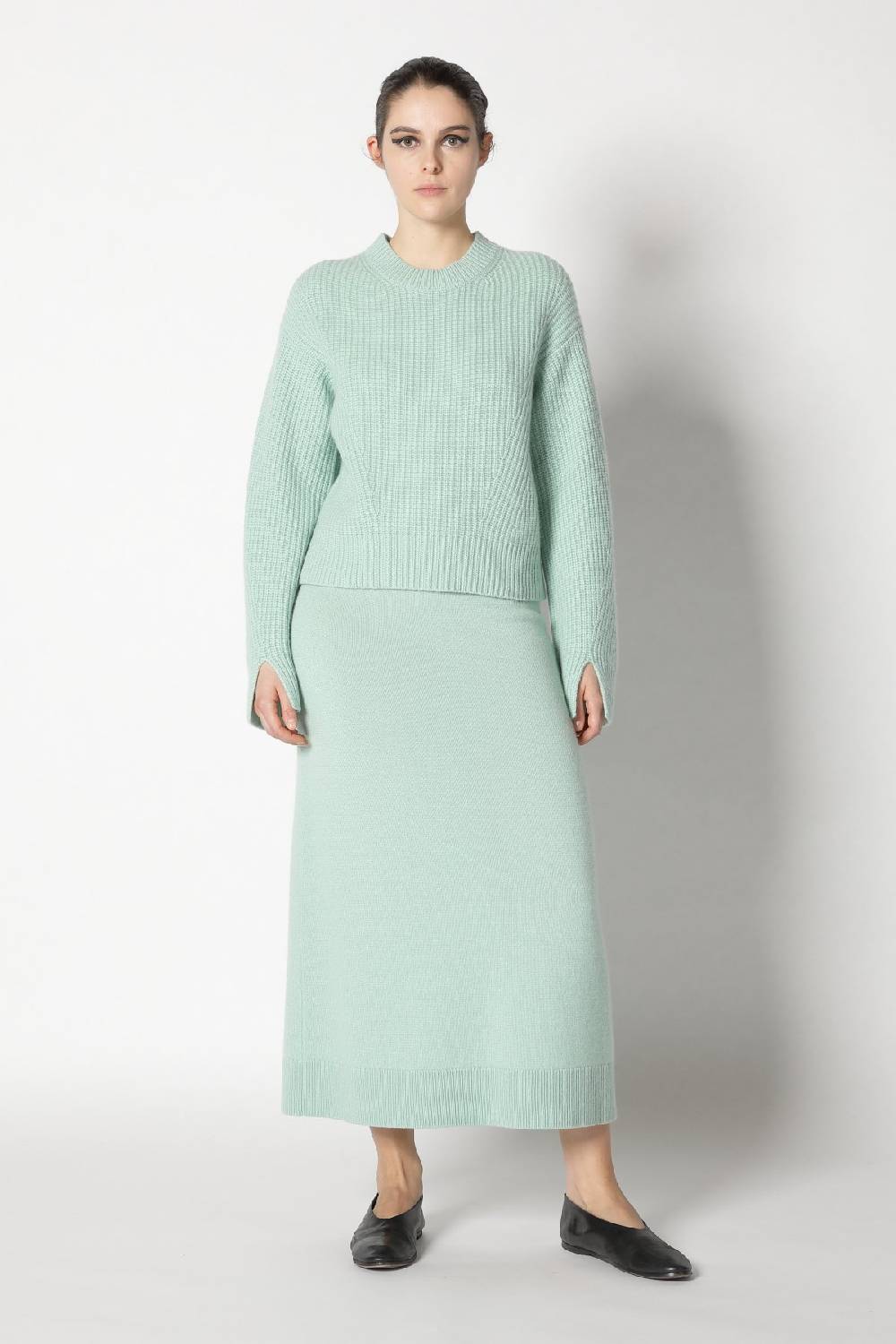 Sminfinity Icon Rib Crew Neck + Infinite Palazzo Pants