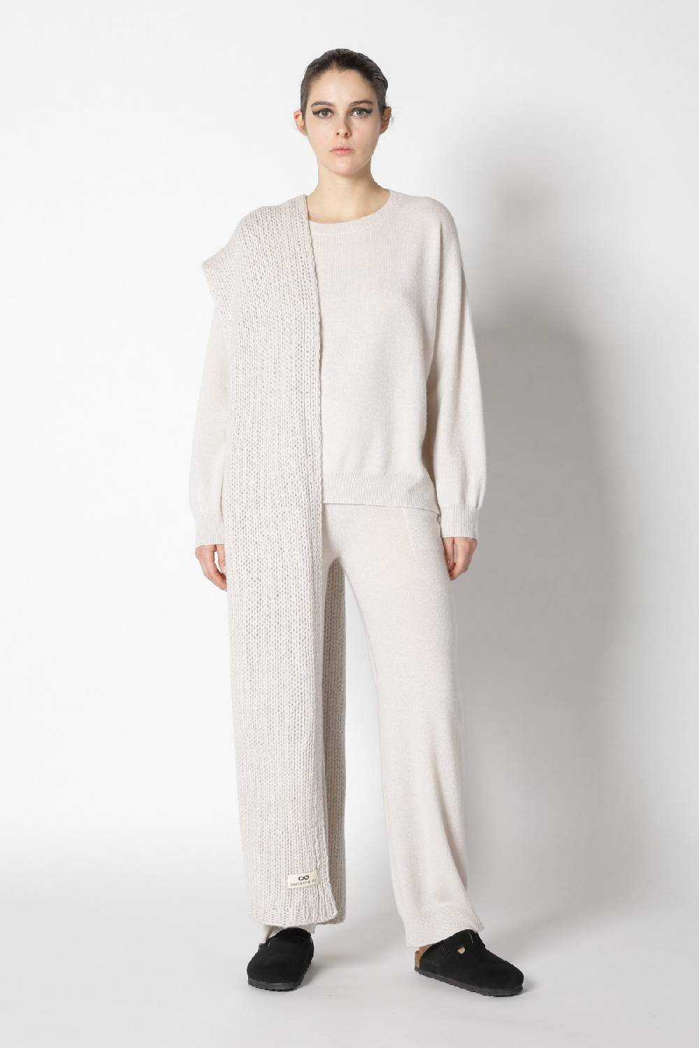 Sminfinity infinite crew jumper + fisherman scarf + infinite palazzo pants