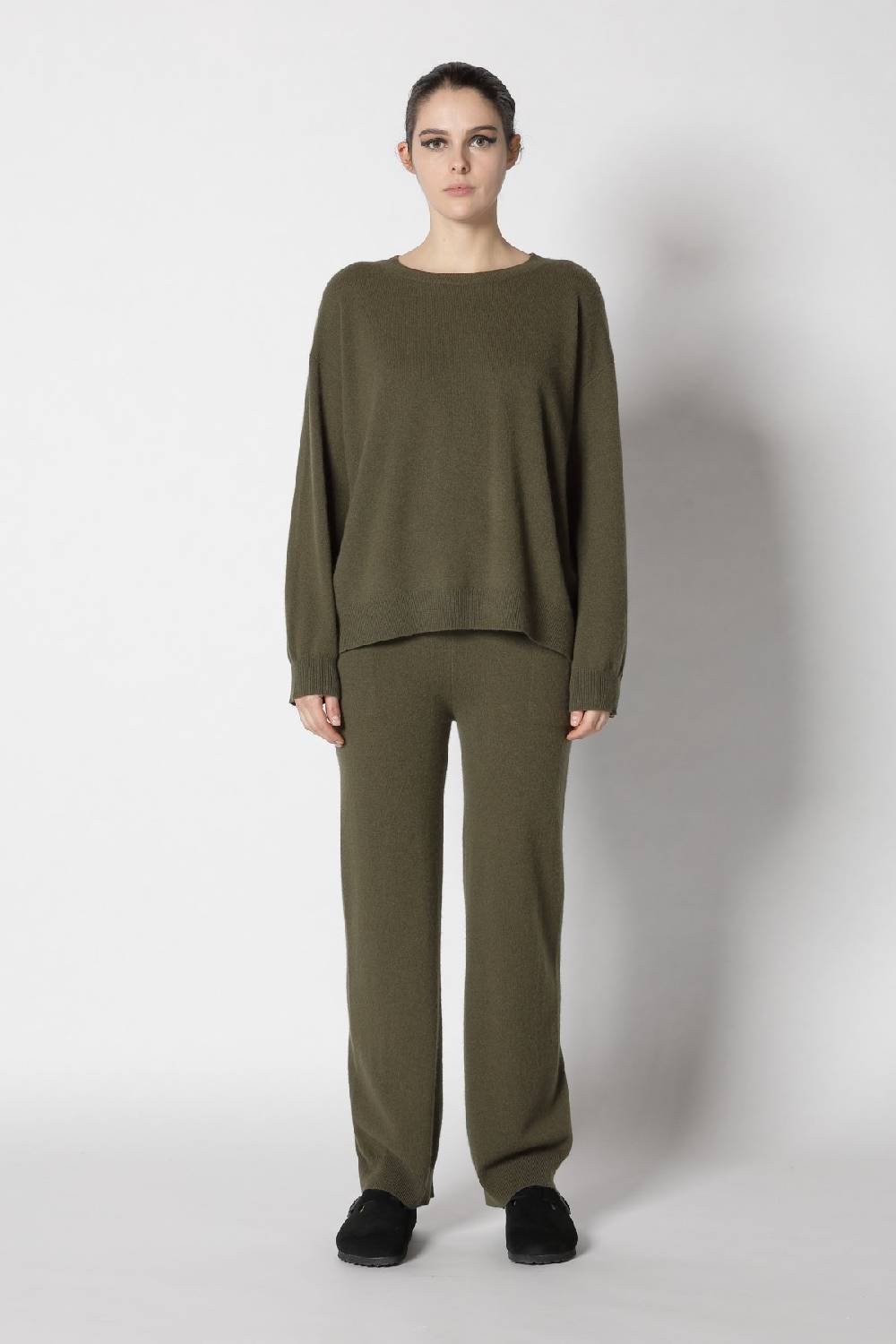 Sminfinity Infinite Crew Jumper + Infinite Palazzo Pants + Chunky 1x1 Rib Scarf