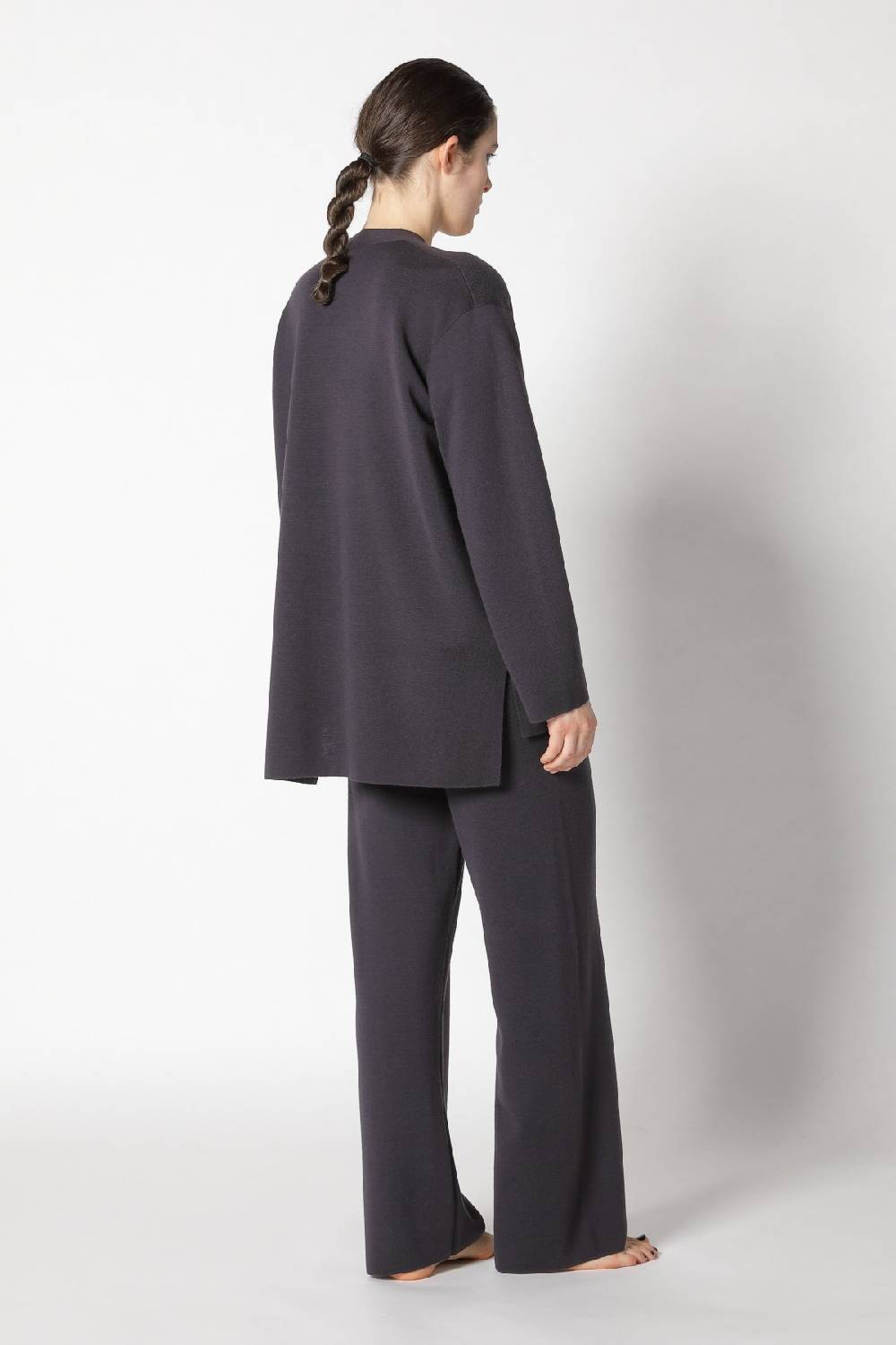 Sminfinity Milano One Button Jacket + Flowing Cape Jumper + Milano Palazzo Pants