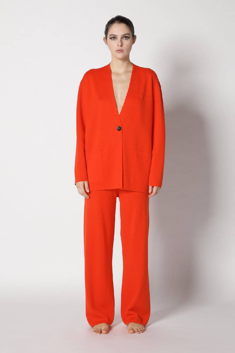 Sminfinity Milano One Button Jacket + Milano Palazzo Pants