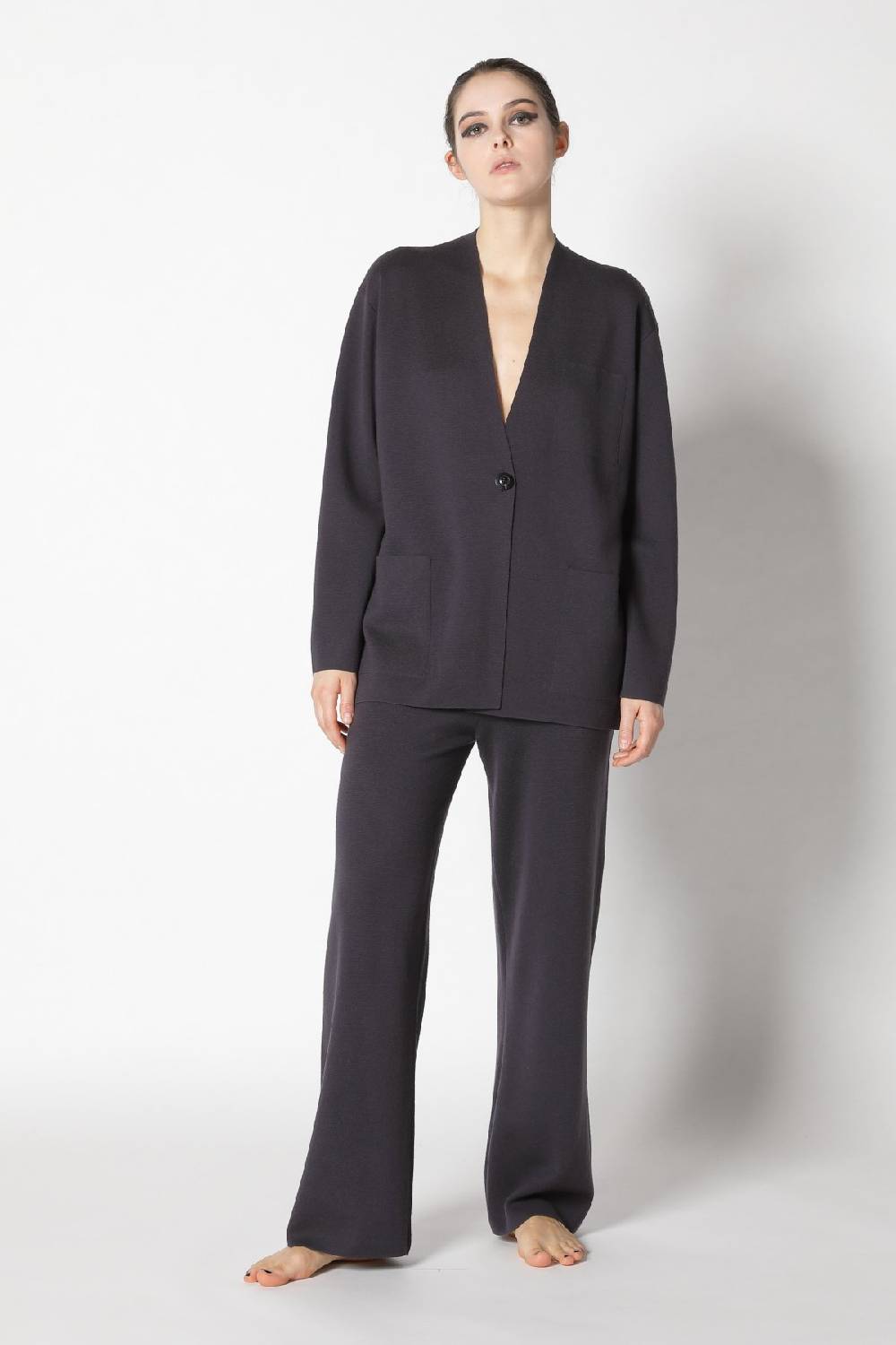 Sminfinity Milano One Button Jacket + Milano Palazzo Pants