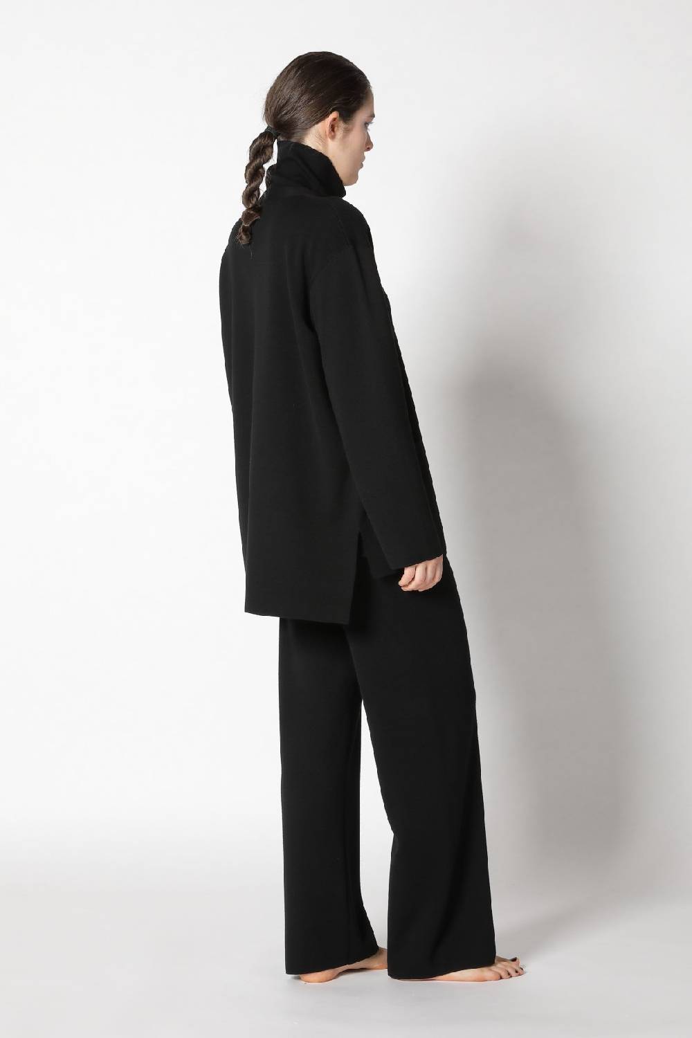 Sminfinity Milano One Button Jacket + Milano Turtle Jumper + Milano Palazzo Pants