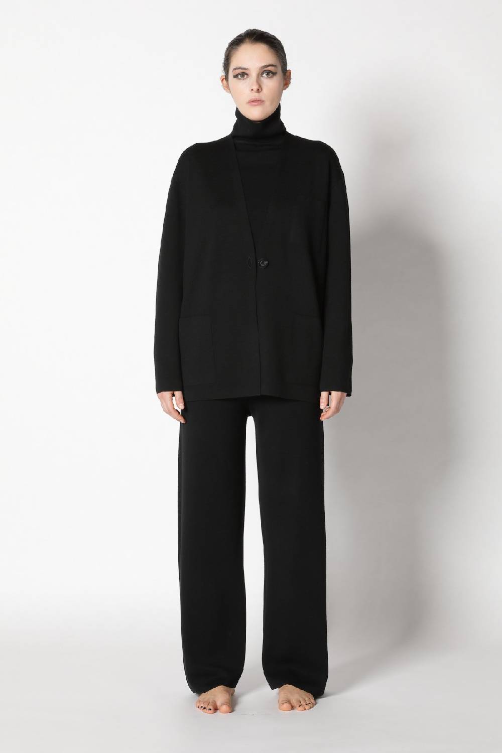 Sminfinity milano one button jacket + milano turtle jumper + milano palazzo pants