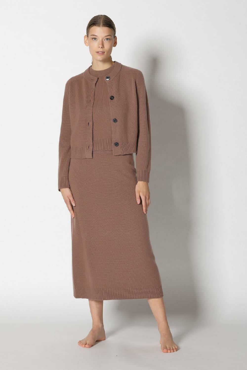 Sminfinity pure 2 ply crew jacket + pure 2 ply crew top + pure 2 ply A skirt