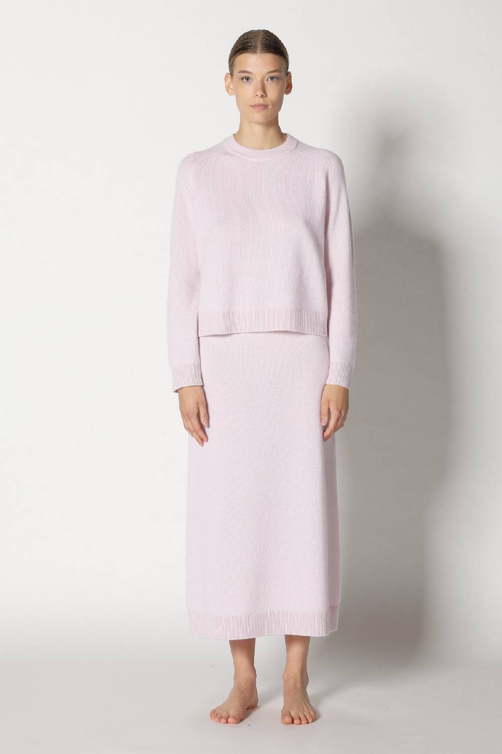 Sminfinity pure 2 ply crew jumper + pure 2 ply A skirt Sminfinity pure 2 ply crew jumper + pure 2 ply A skirt