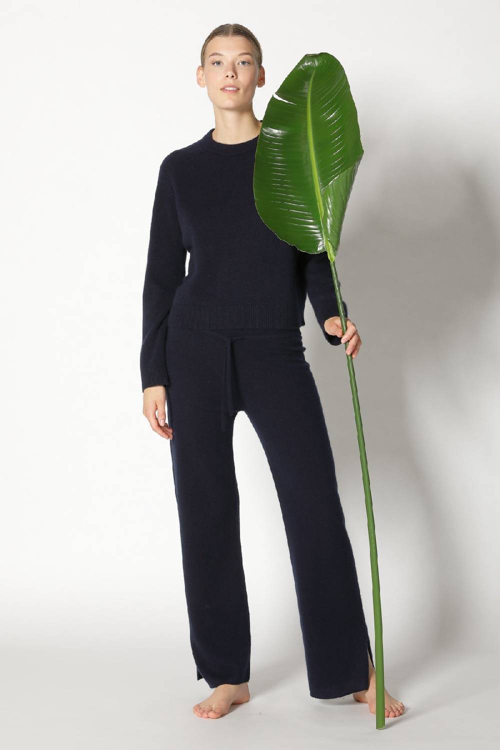 Sminfinity Pure 2 Ply Crew Jumper + Pure Slitted Pants