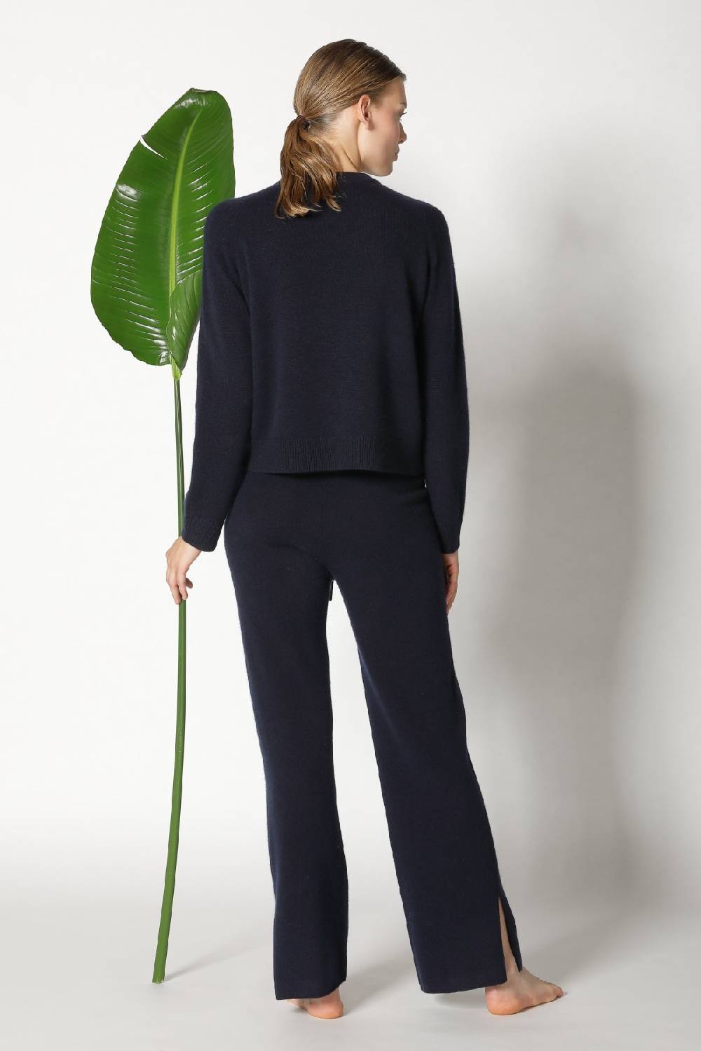 Sminfinity Pure 2 Ply Crew Jumper + Pure Slitted Pants