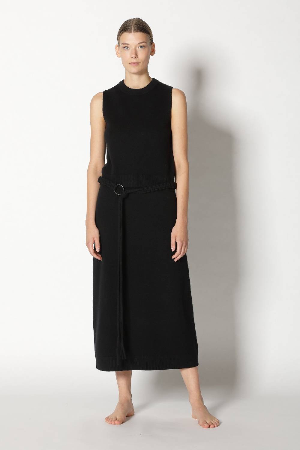 Sminfinity pure 2 ply crew top + pure 2 ply A skirt + hang loose ring belt