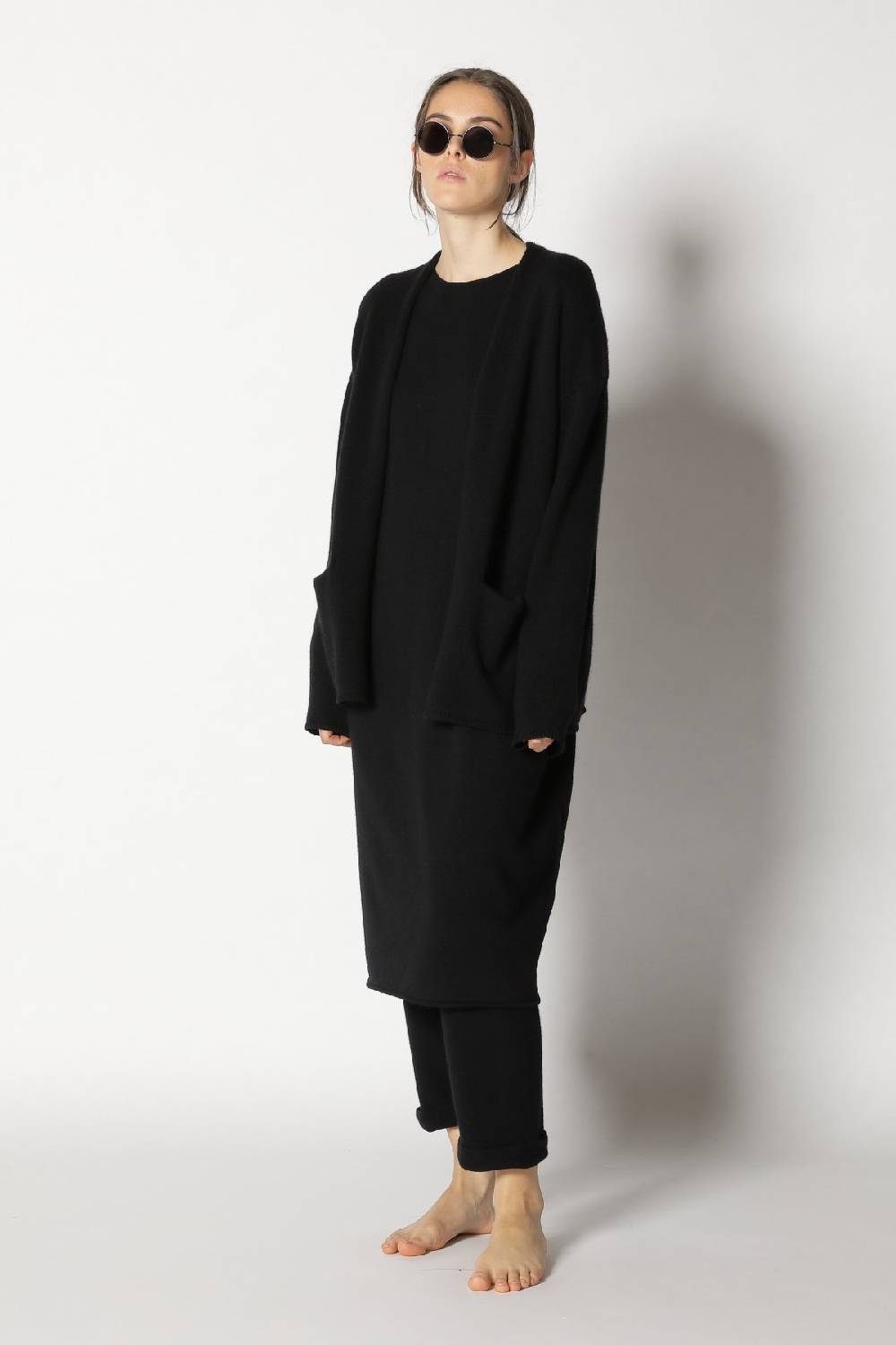 Sminfinity pure 2-ply jacket + pure tunic dress + pure boat pants