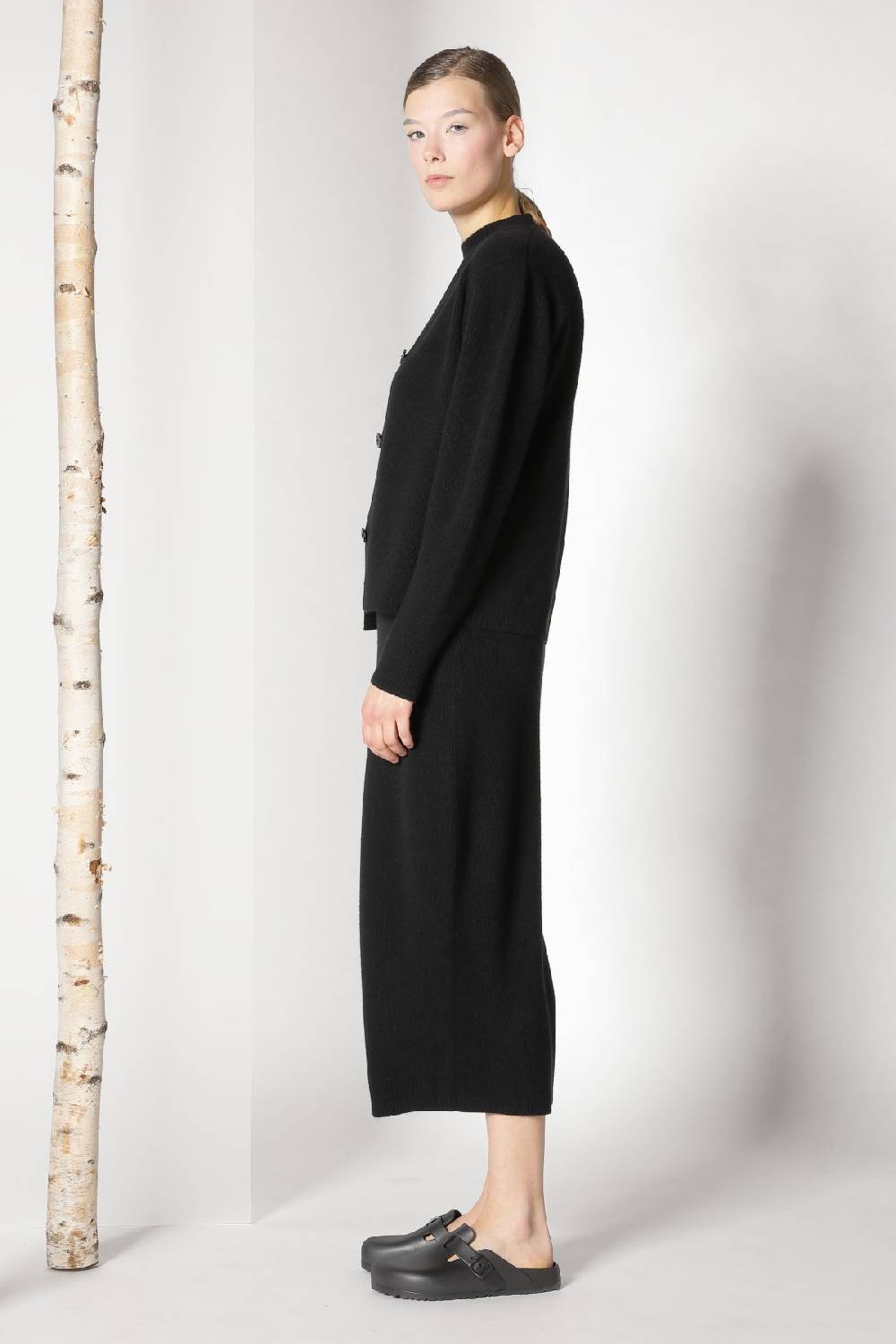 Sminfinity Pure All Needle Cardigan + Pure All Needle Top + Pure All Needle Tulip Skirt