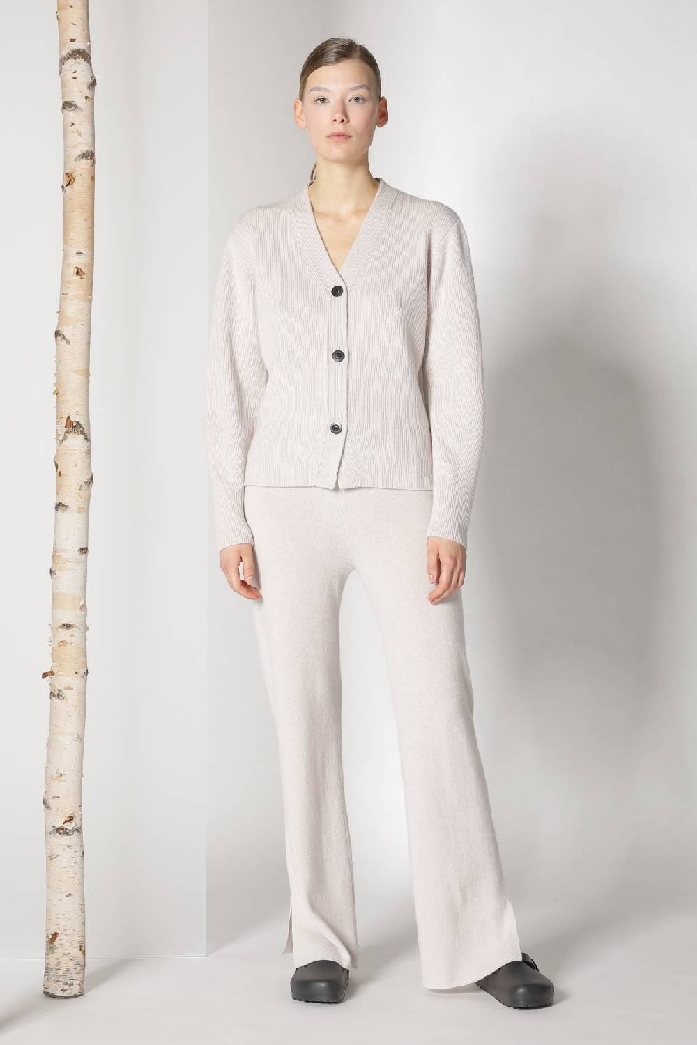 Sminfinity Pure All Needle Cardigan + Pure All Needle Top + Pure All Needle Tulip Skirt