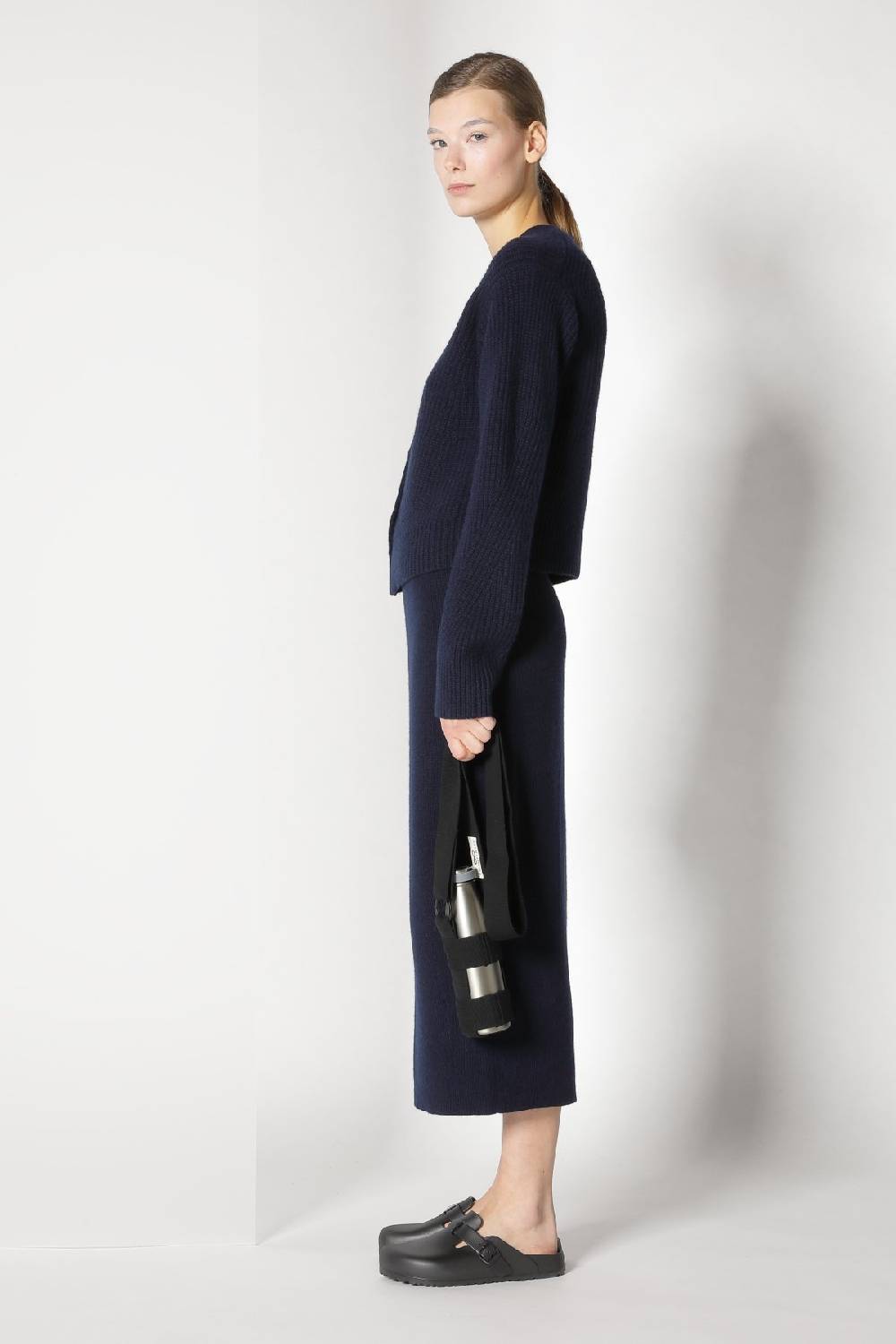 Sminfinity Pure Icon Rib Jacket + Pure All Needle Tulip Skirt