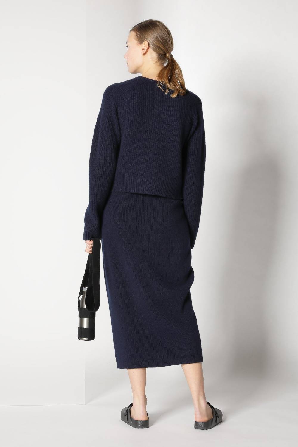 Sminfinity Pure Icon Rib Jacket + Pure All Needle Tulip Skirt