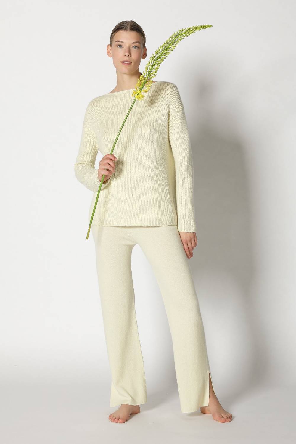 Sminfinity Pure Multi-ply Jumper + Pure Slitted Pants