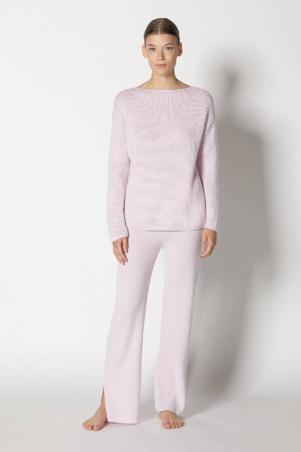 Sminfinity pure multi-ply jumper + pure slitted pants Sminfinity pure multi-ply jumper + pure slitted pants