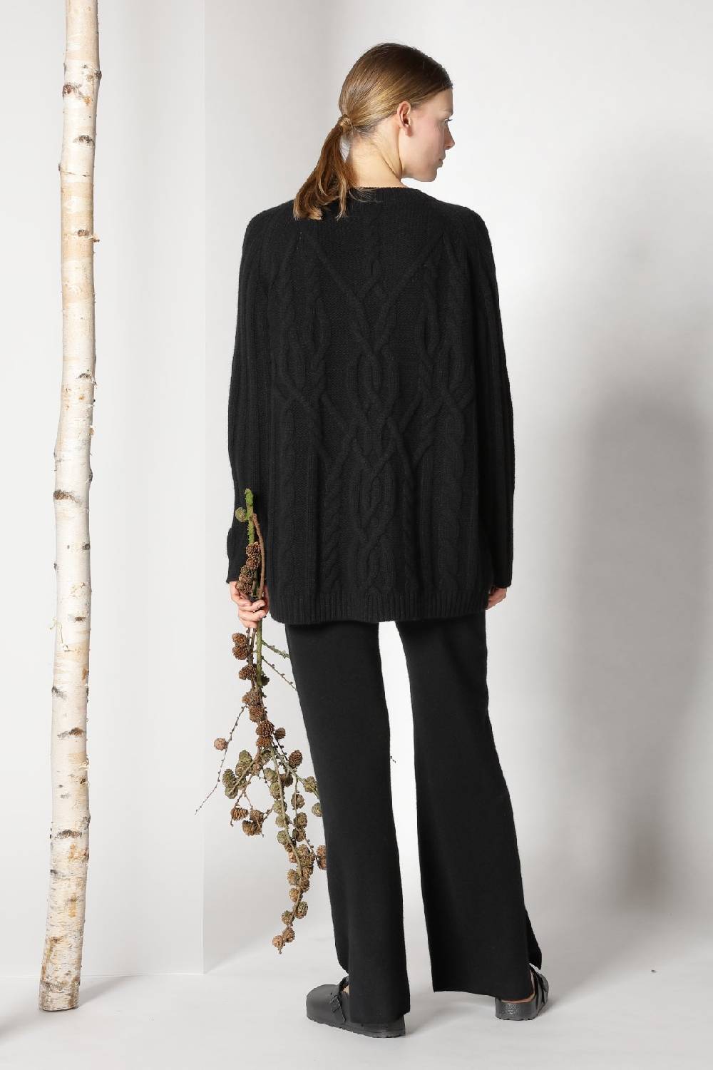 Sminfinity Pure POETREE Long Cable Jumper + pure Slitted Pants