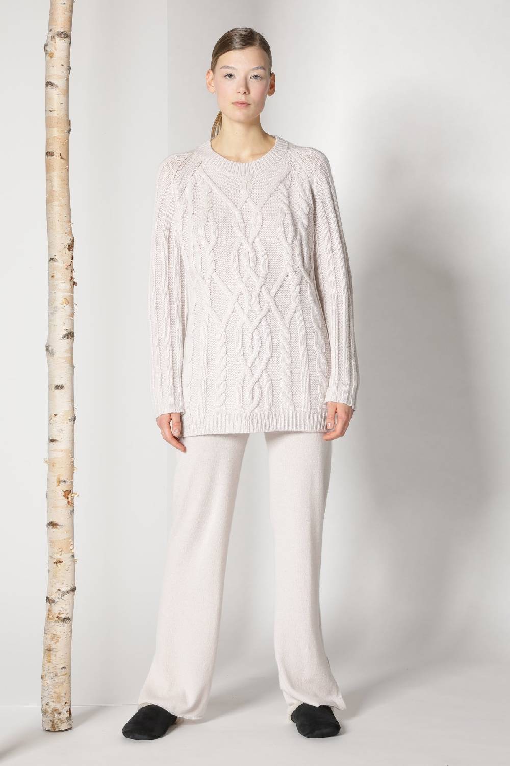 Sminfinity Pure POETREE Long Cable Jumper +  pure Slitted Pants