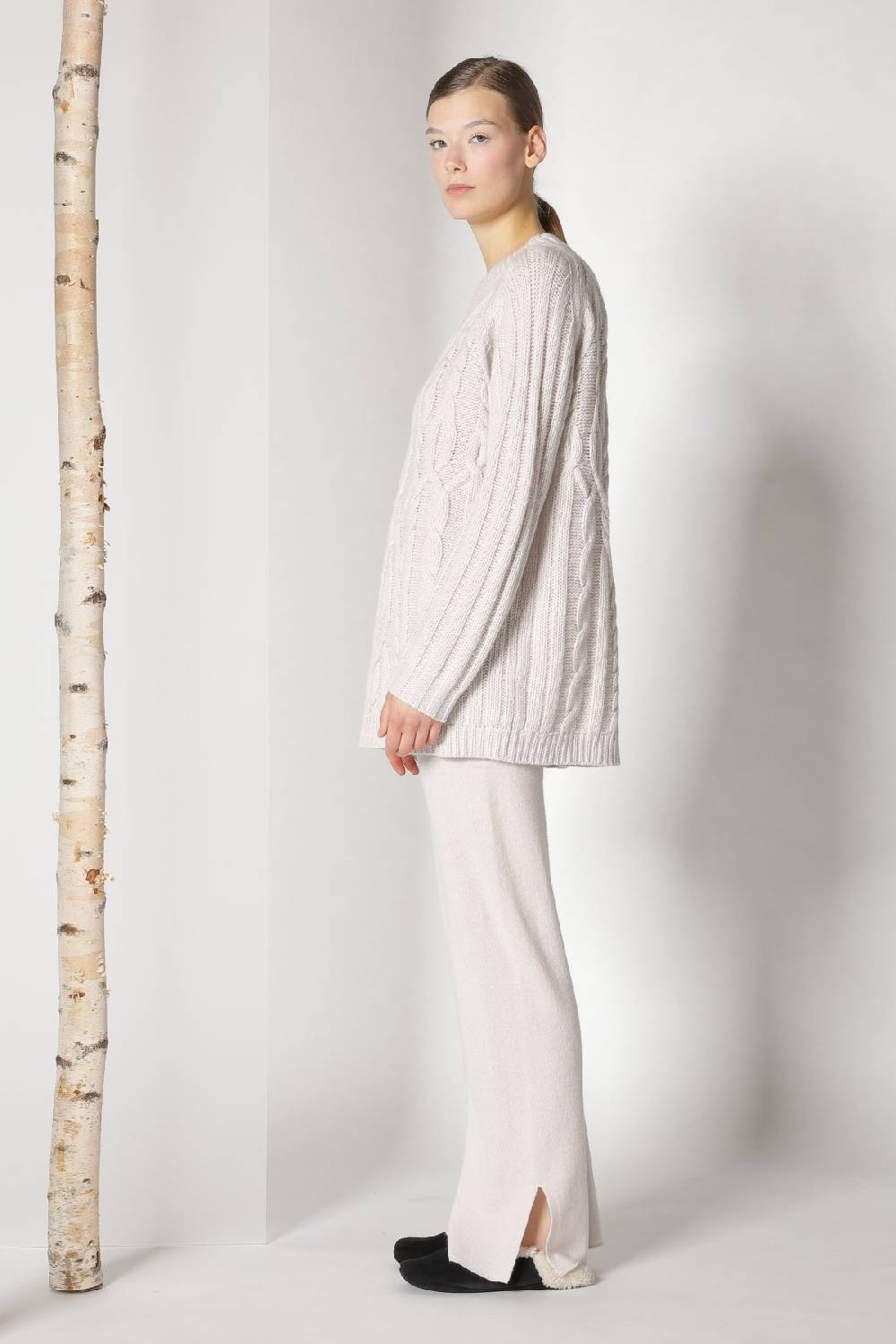 Sminfinity Pure POETREE Long Cable Jumper +  pure Slitted Pants