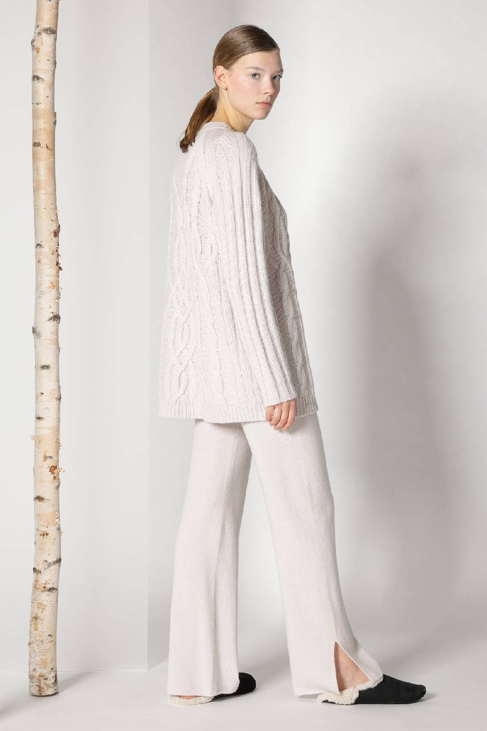 Sminfinity Pure POETREE Long Cable Jumper +  pure Slitted Pants