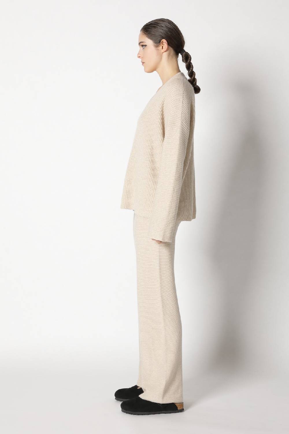 Sminfinity Slouchy Rib Jumper + Garter Palazzo Pants + Garter Triangle