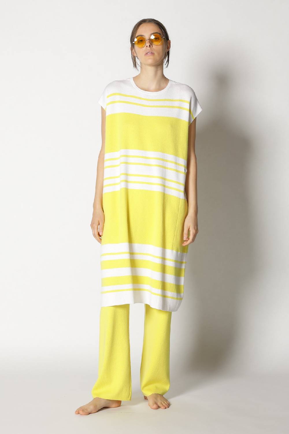 Sminfinity 1x1 stripe dress + 1x1 palazzo