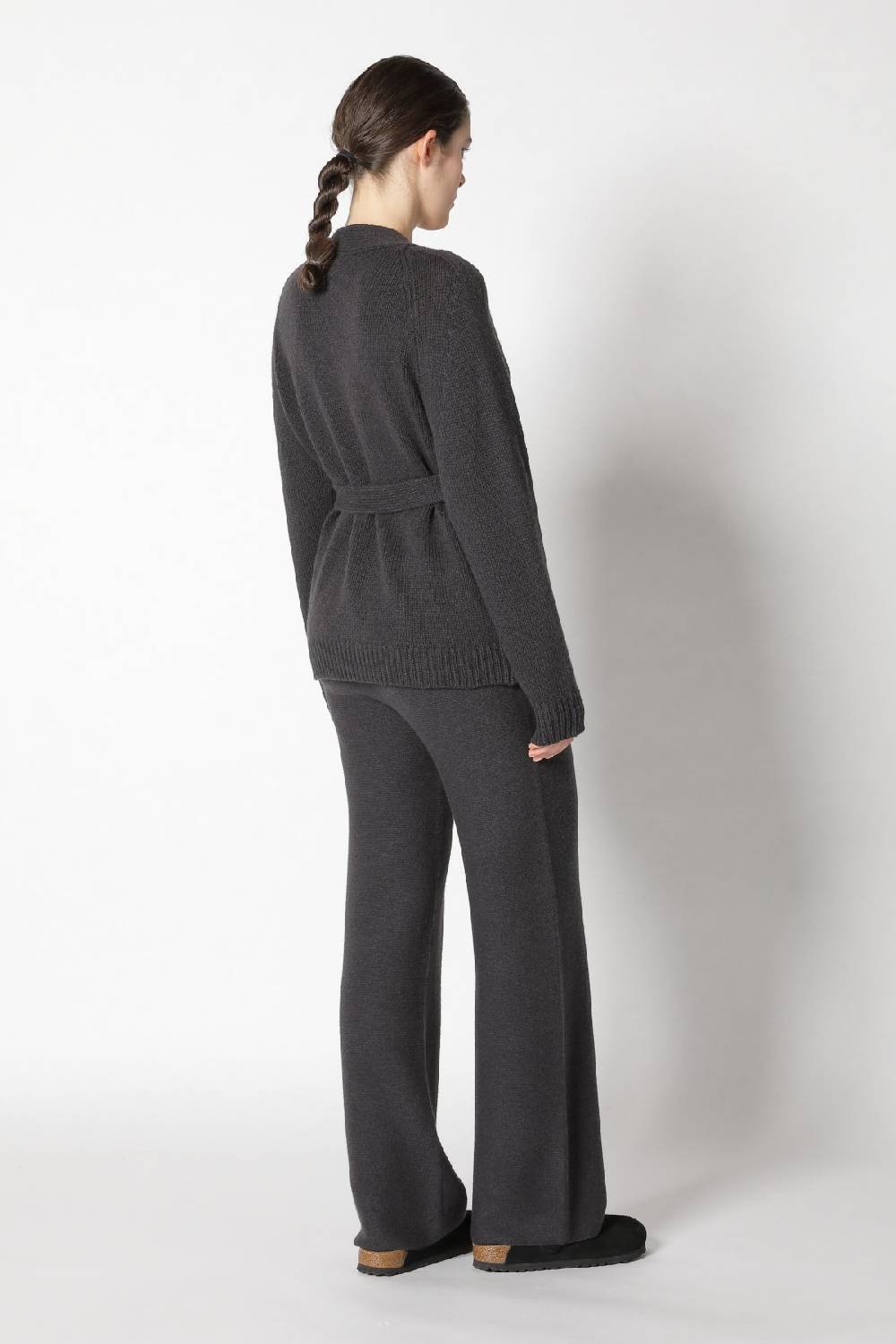 Sminfinity Airy Belted Jacket + Garter Palazzo Pants