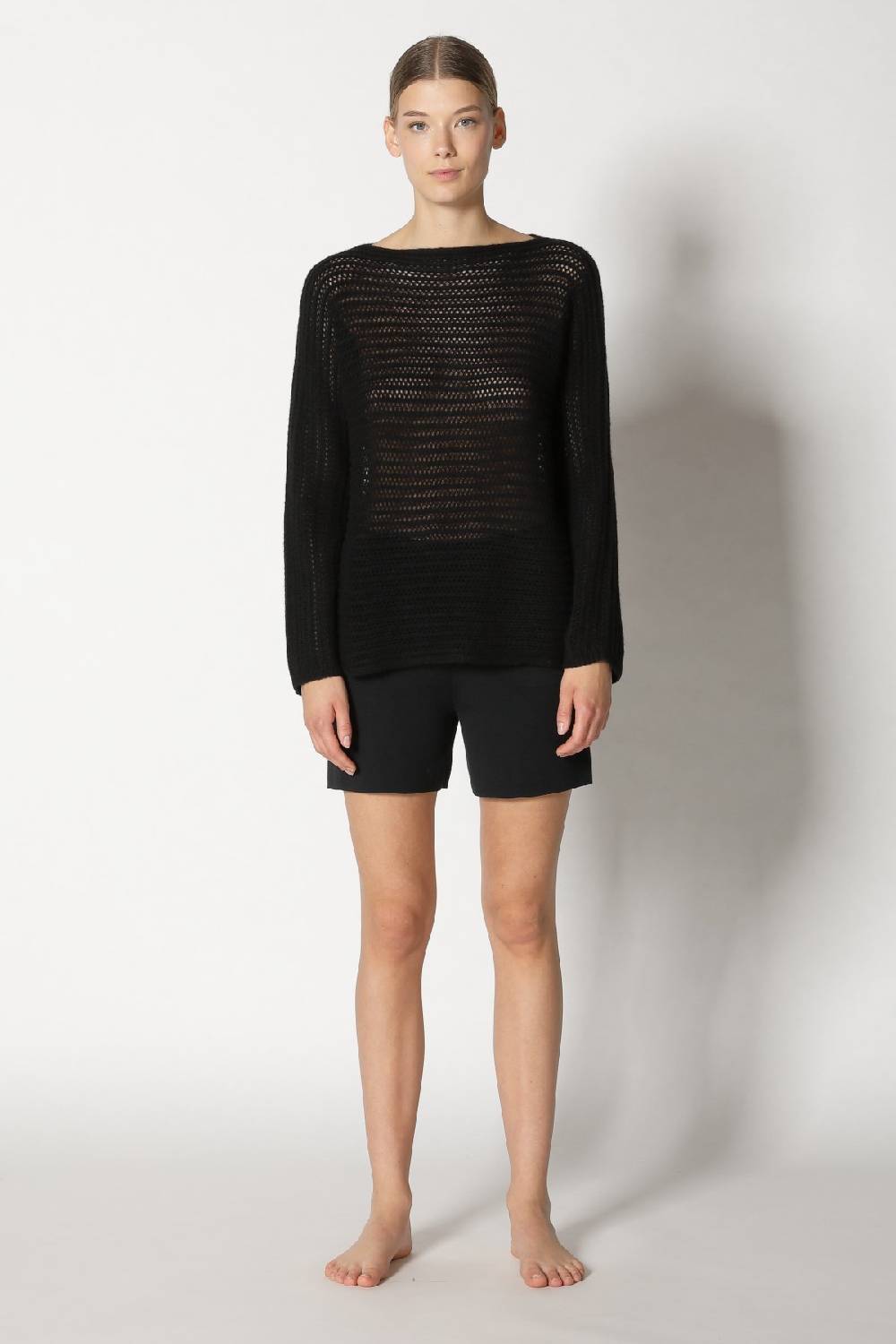 Sminfinity Blurry Airy Boatneck + Comfy Shorts