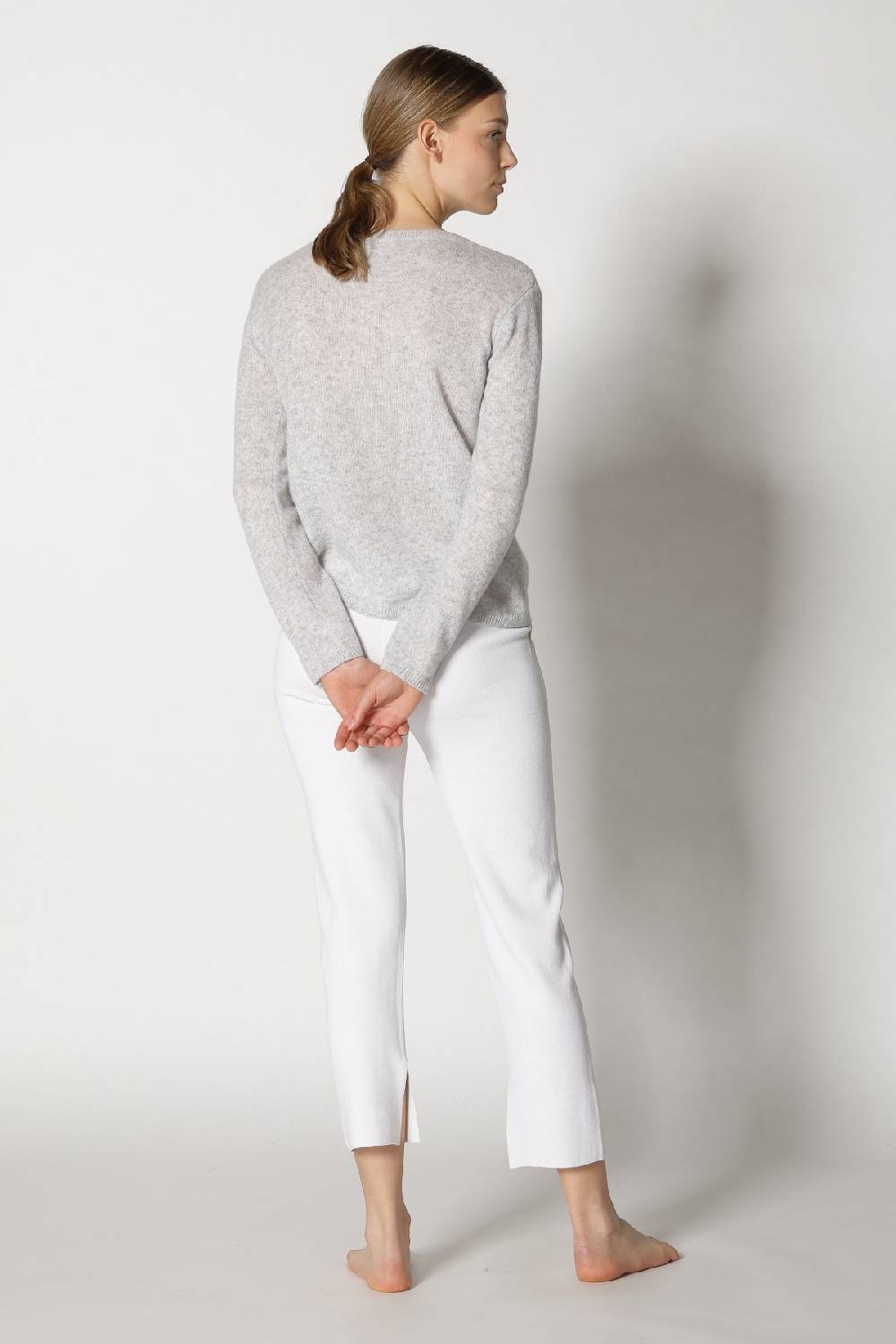 Sminfinity Blurry Crewneck + Silky Cropped Pants
