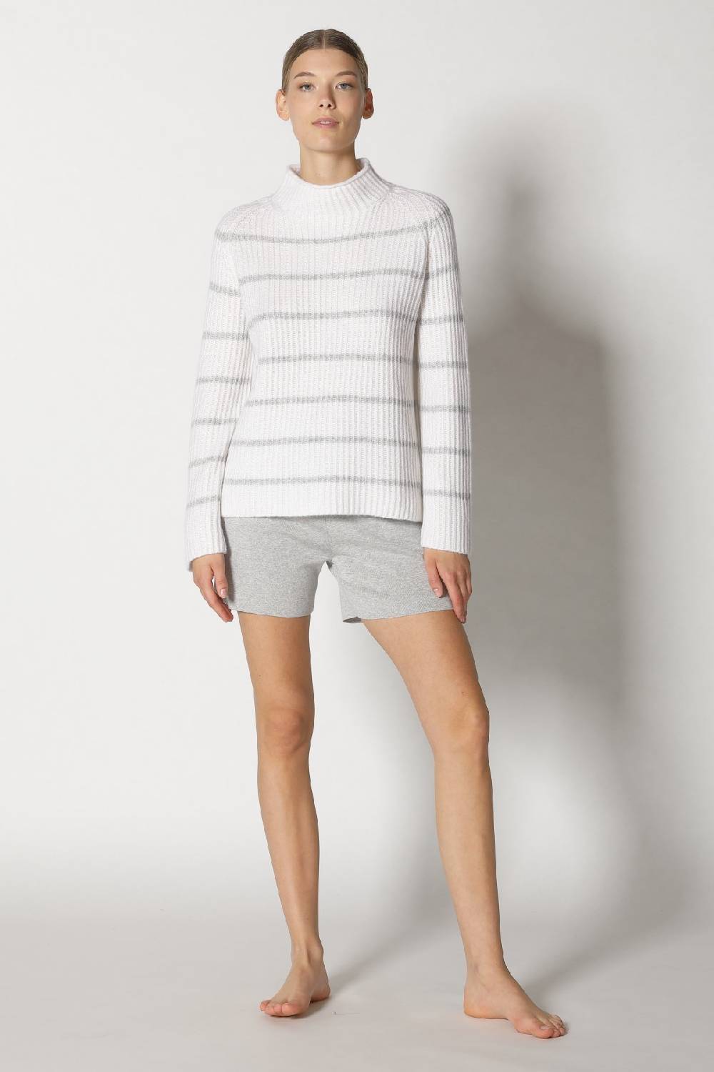 Sminfinity blurry rib stripe + comfy shorts