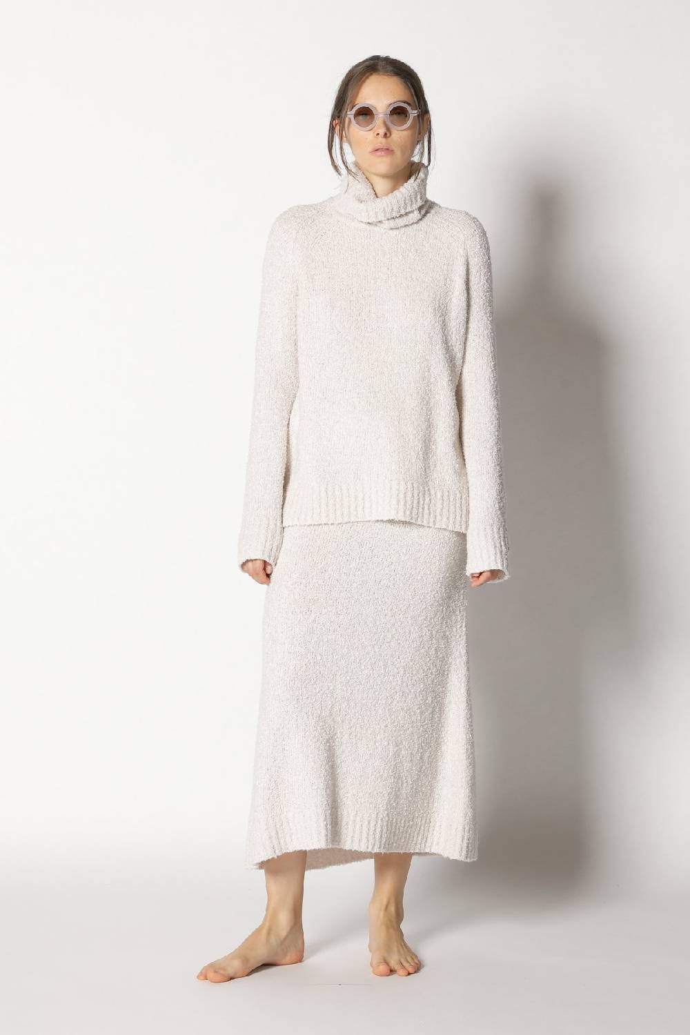 Sminfinity bouclé turtle + bouclé A skirt