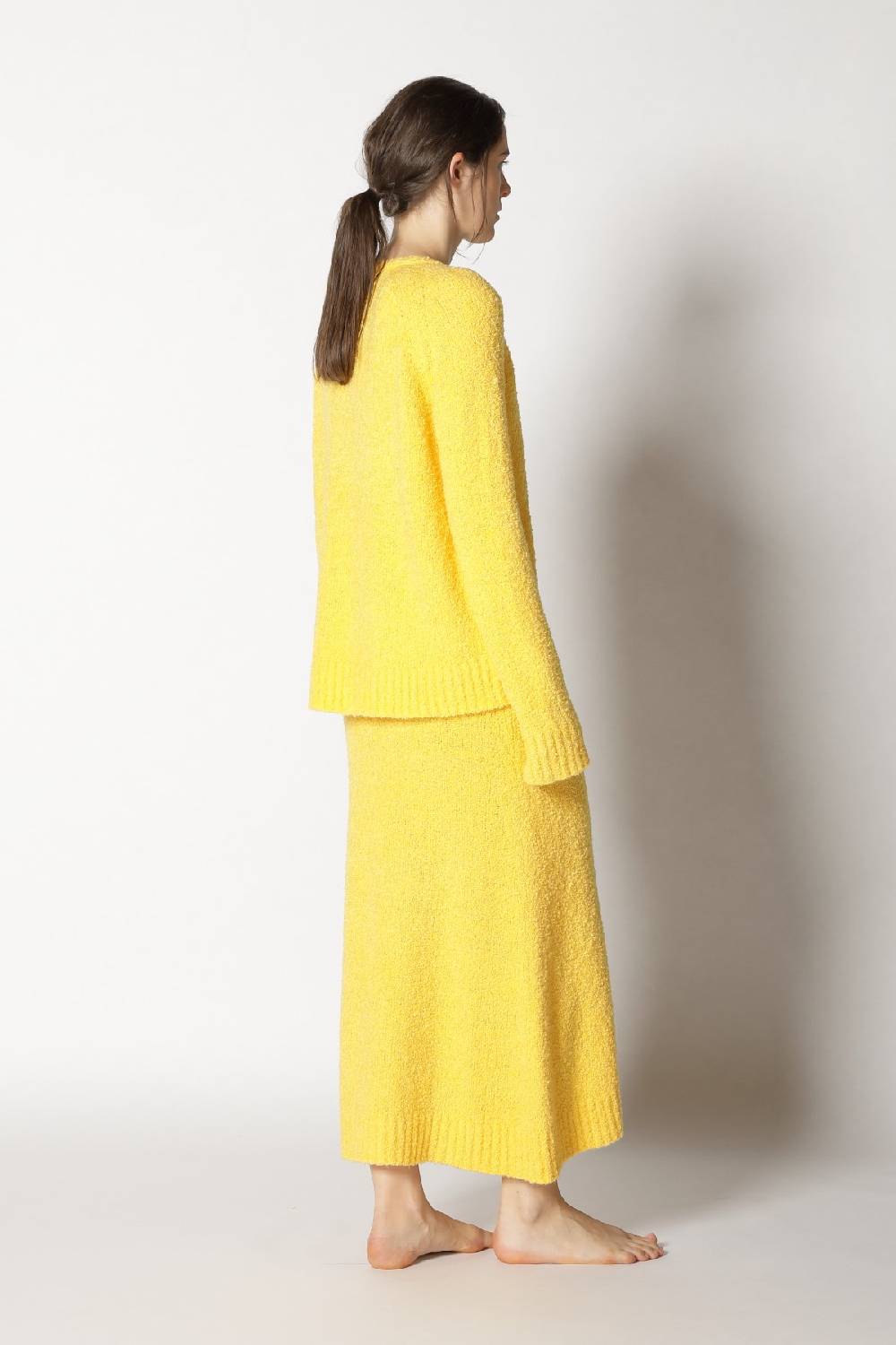 Sminfinity Bouclé V Neck + Bouclé A Skirt