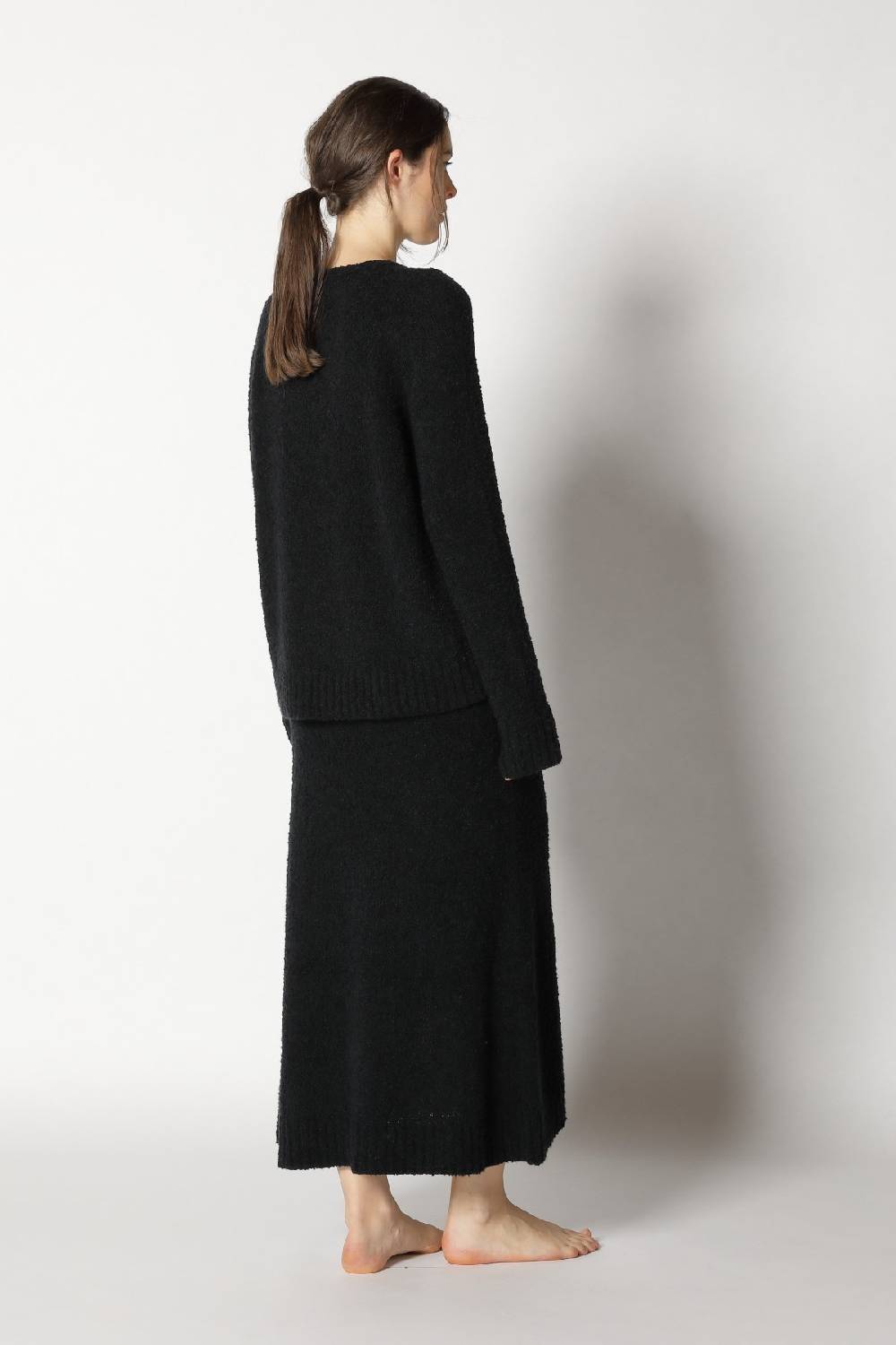 Sminfinity Bouclé V Neck + Bouclé A Skirt