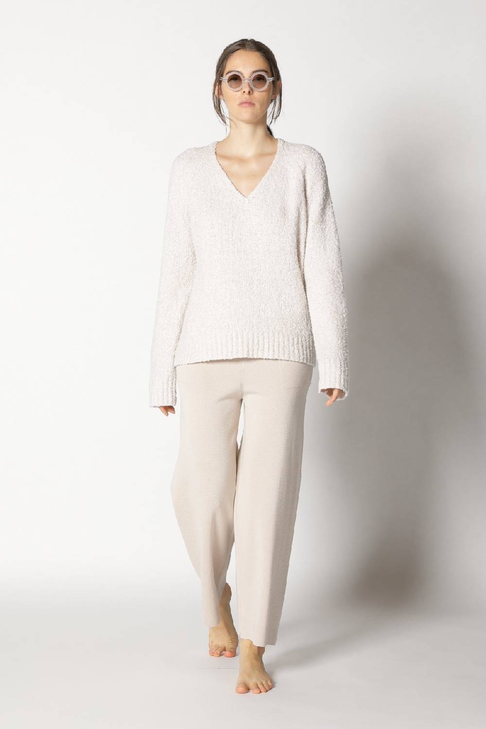 Sminfinity Bouclé V Neck + Milano Culotte