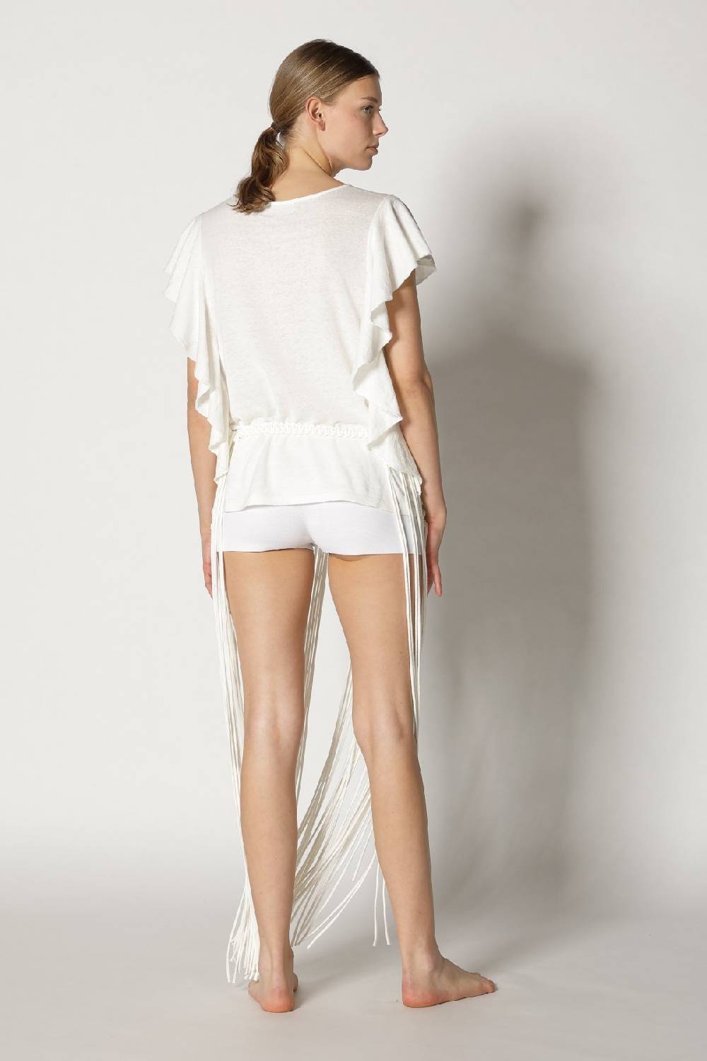 Sminfinity Cool Ruffle Top + Hang Loose Knot Belt