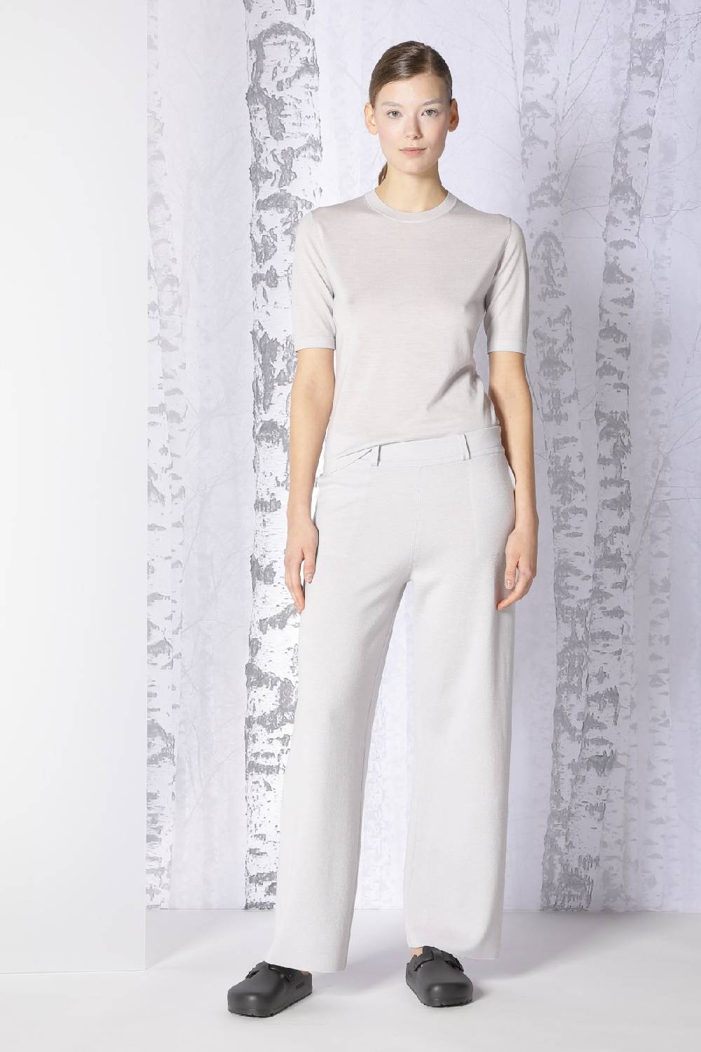 Sminfinity extrafine fitted T + milano palazzo pants