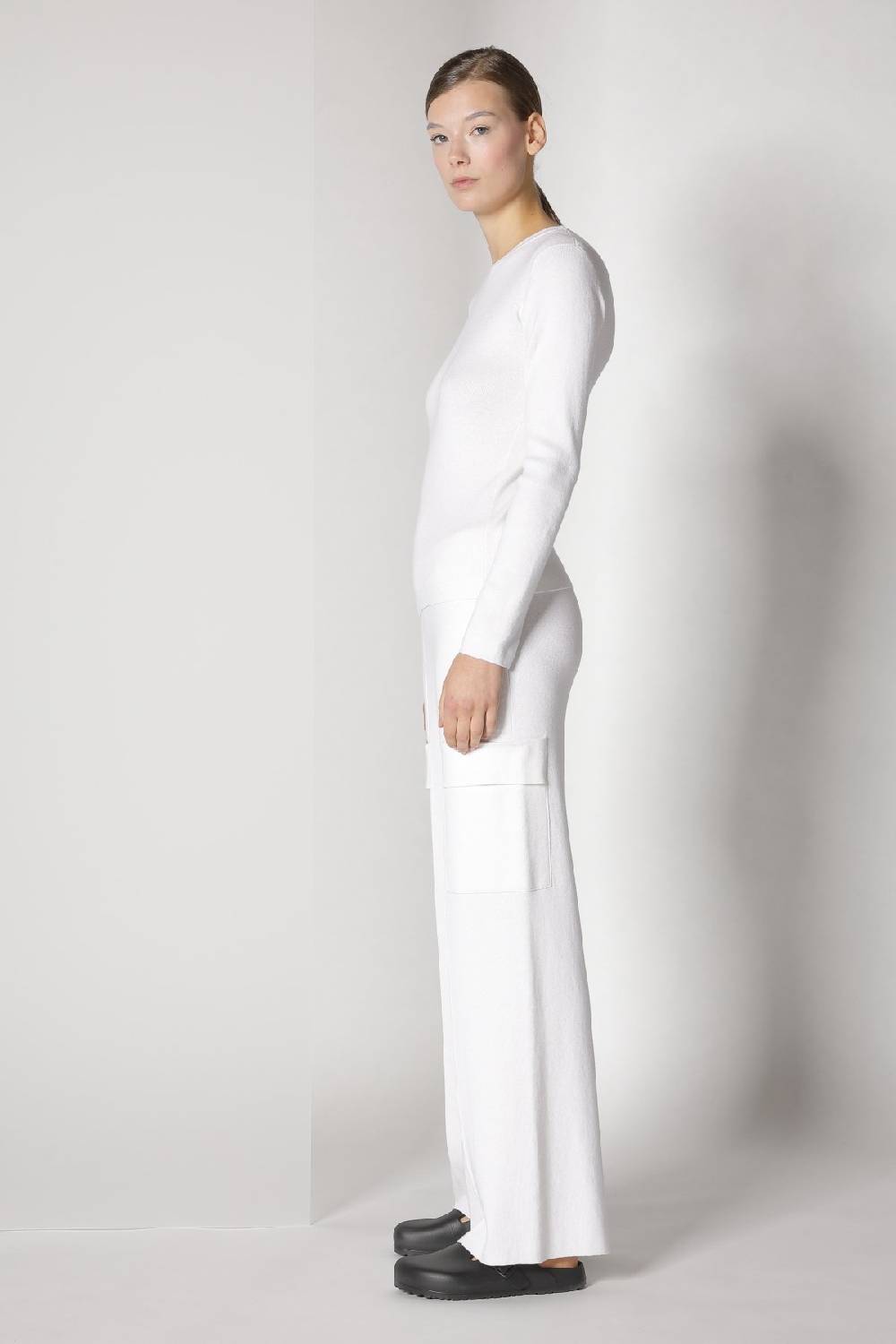 Sminfinity Fitted Crewneck + Cargo Bellbottom Pants