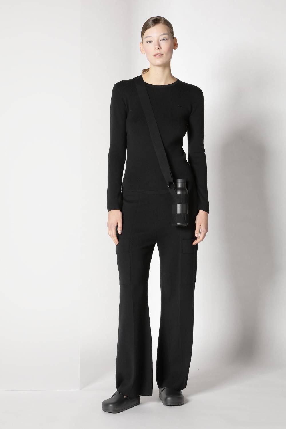 Sminfinity Fitted Crewneck + Cargo Bellbottom Pants