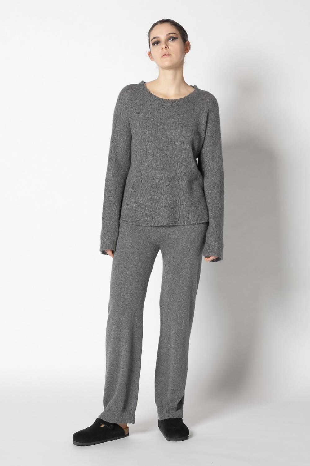 Sminfinity Fluffy Crewneck + Infinite Palazzo Pants