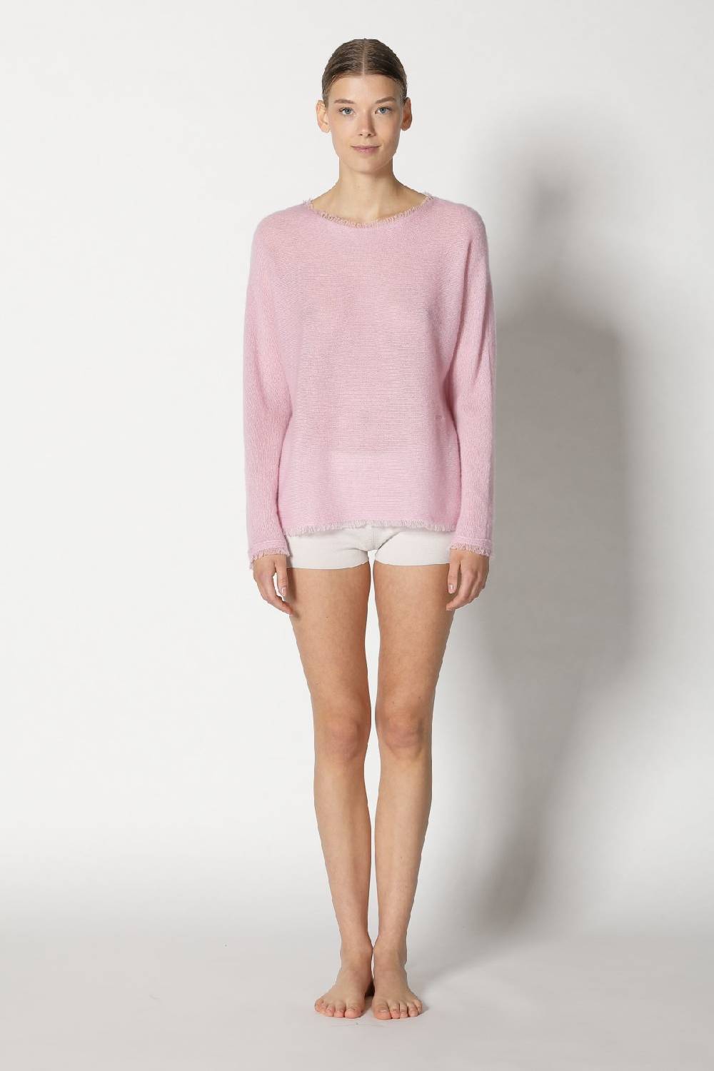 Sminfinity fluffy fringe boatneck Sminfinity fluffy fringe boatneck